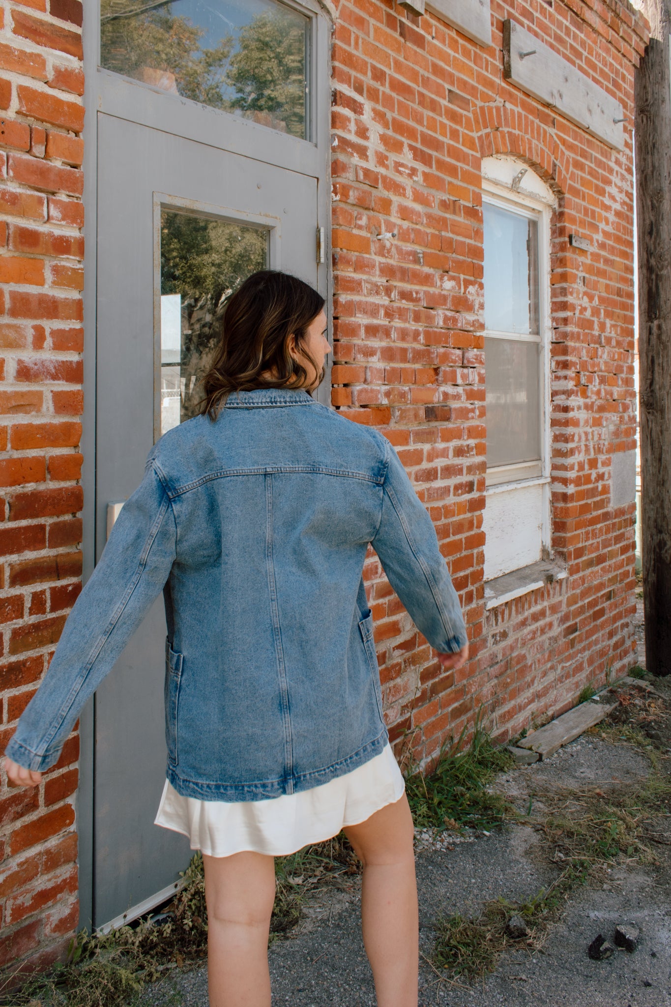 After Hours Denim Blazer