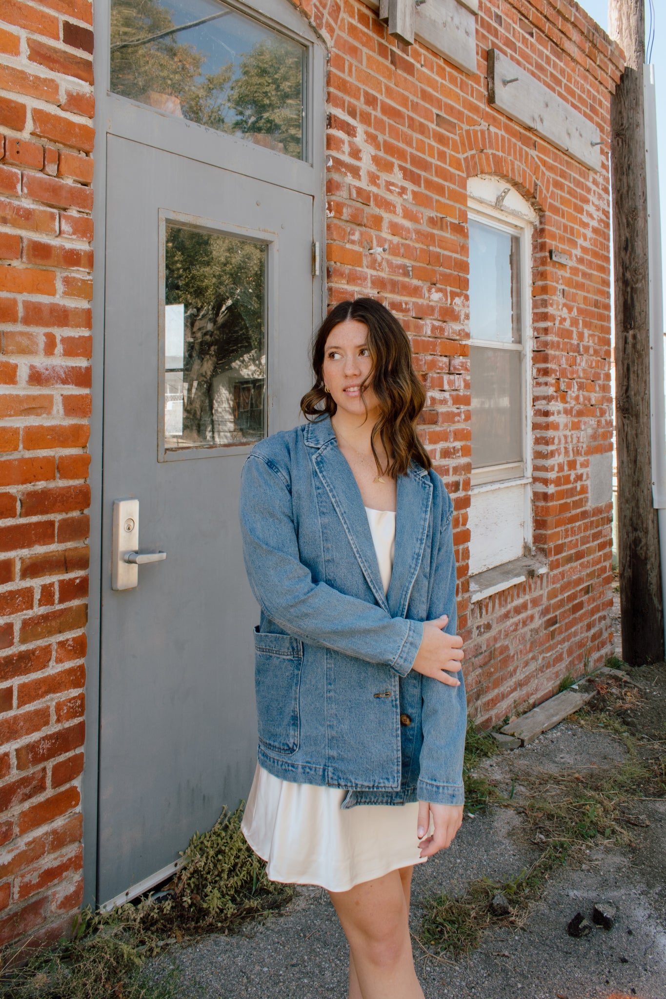 After Hours Denim Blazer