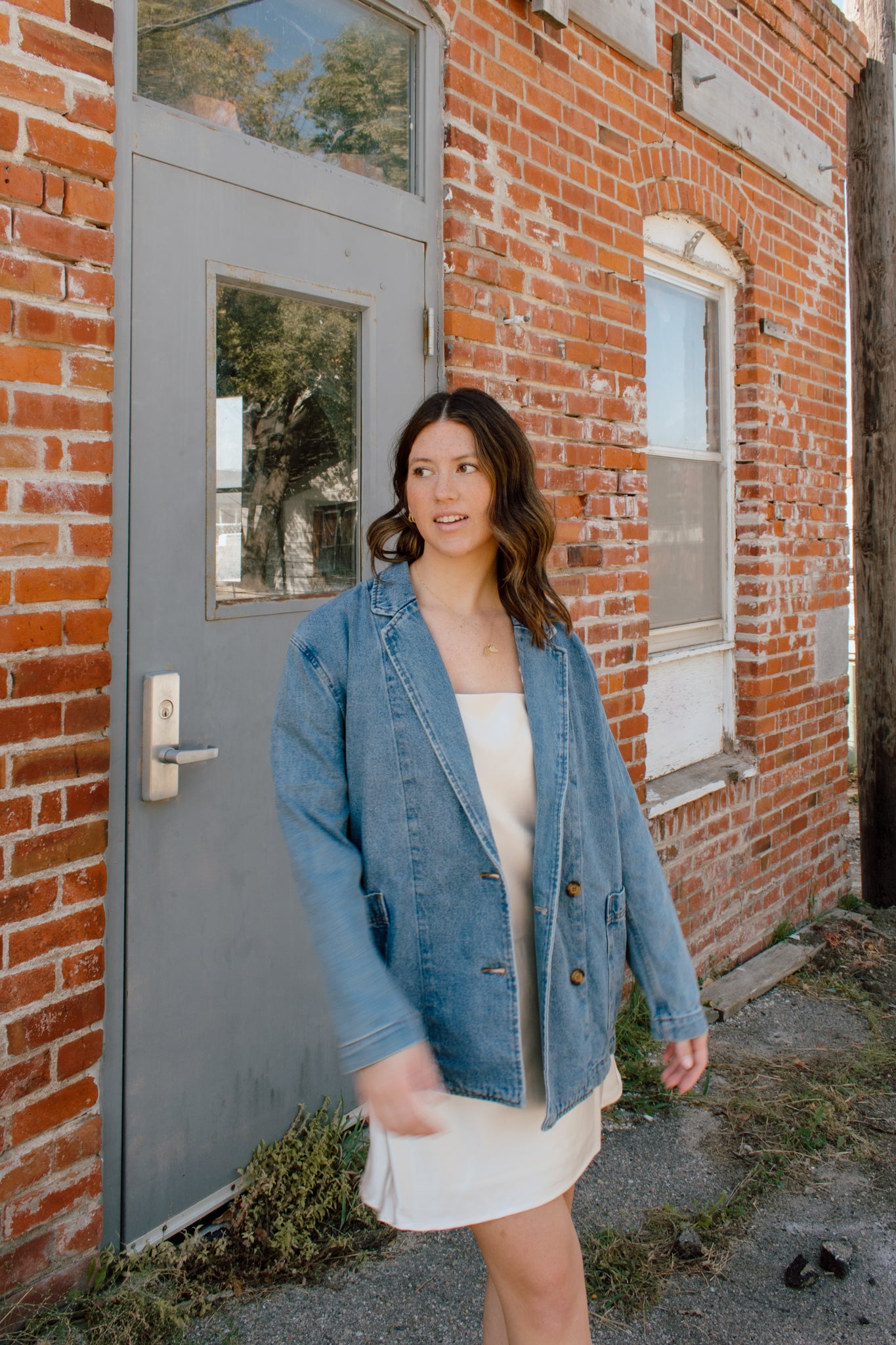 After Hours Denim Blazer