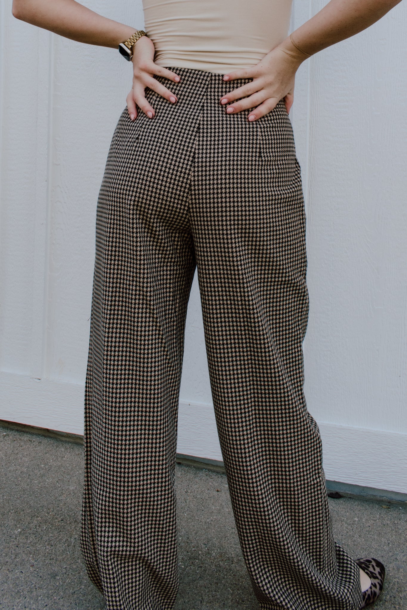 Birch Houndstooth Pants