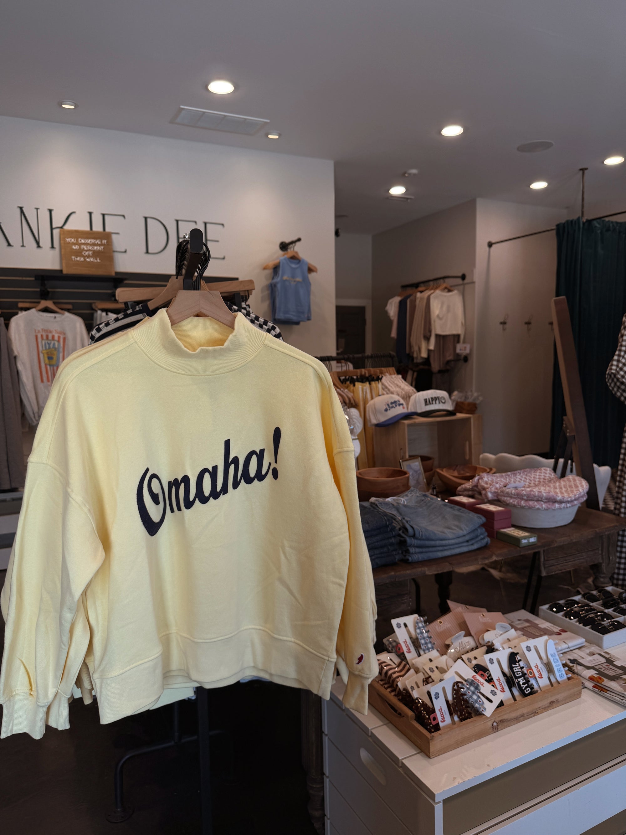 Omaha! Mockneck | Butter Yellow