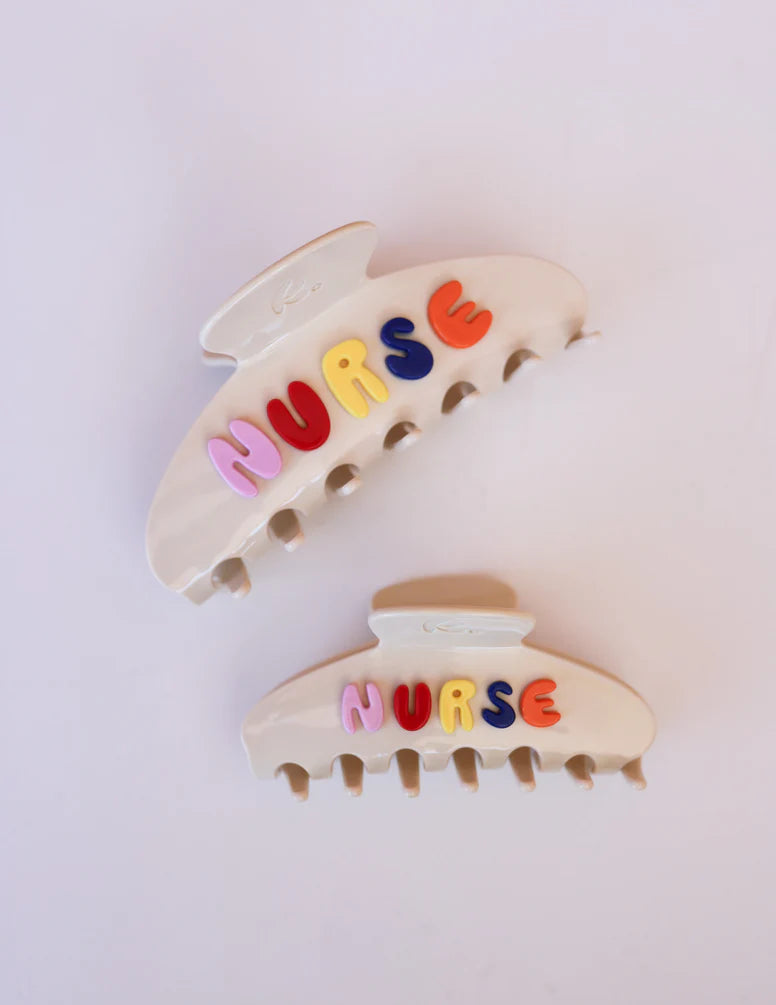 Nurse 3D Acetate Claw Clip