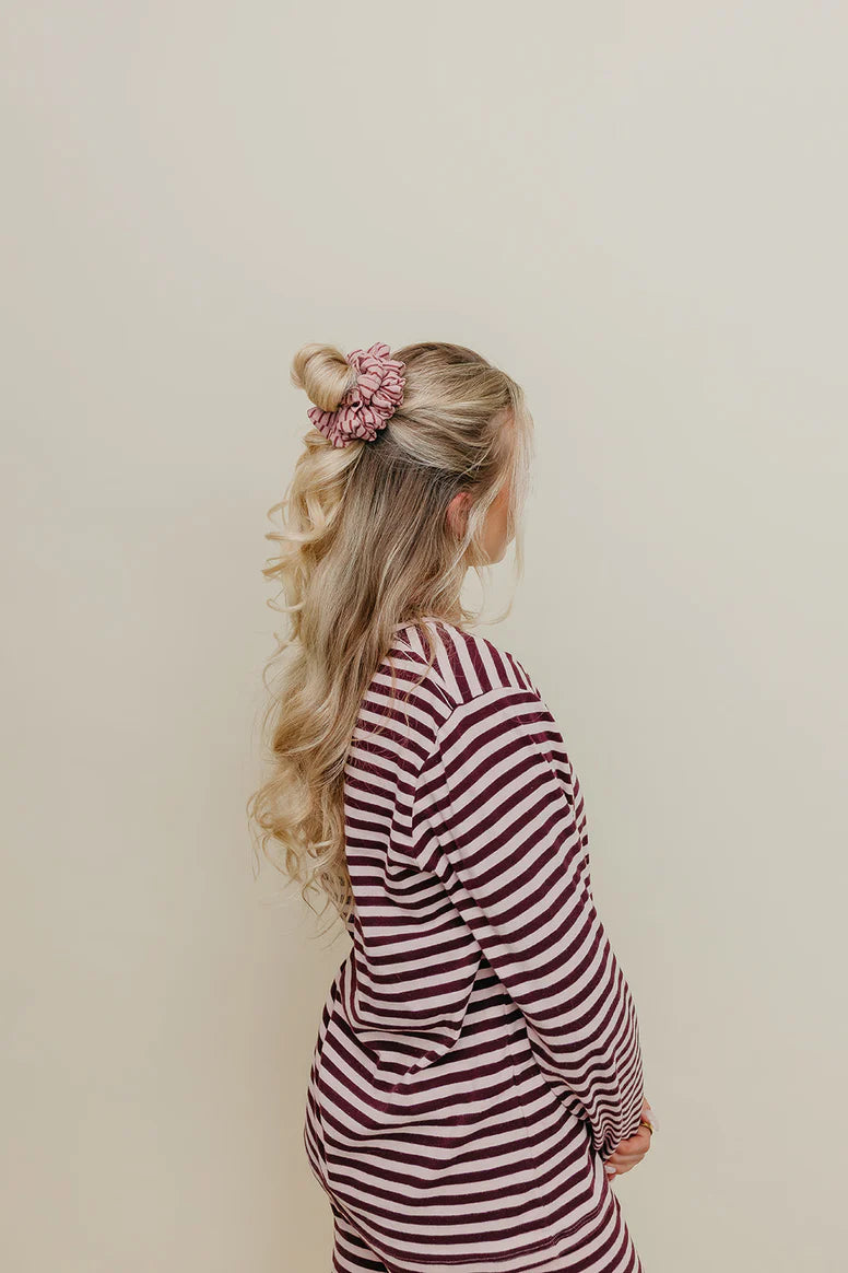 Striped Headband + Scrunchie Bundle