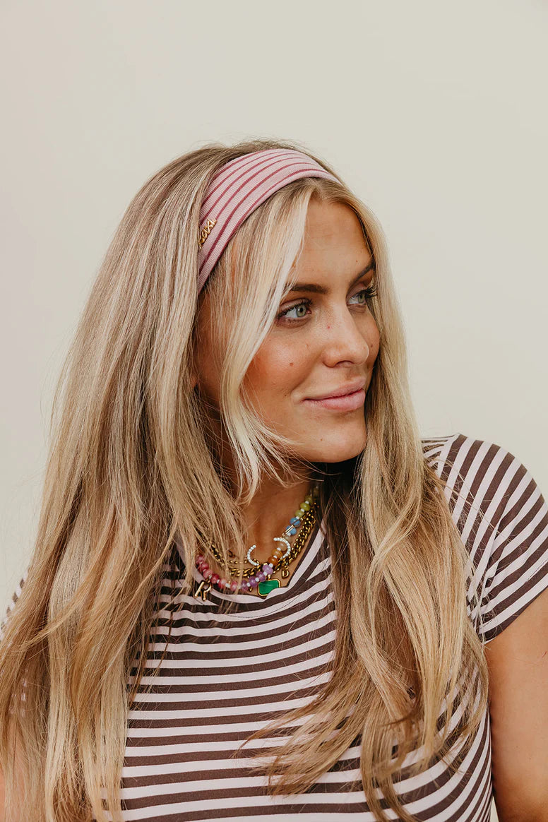 Striped Headband + Scrunchie Bundle