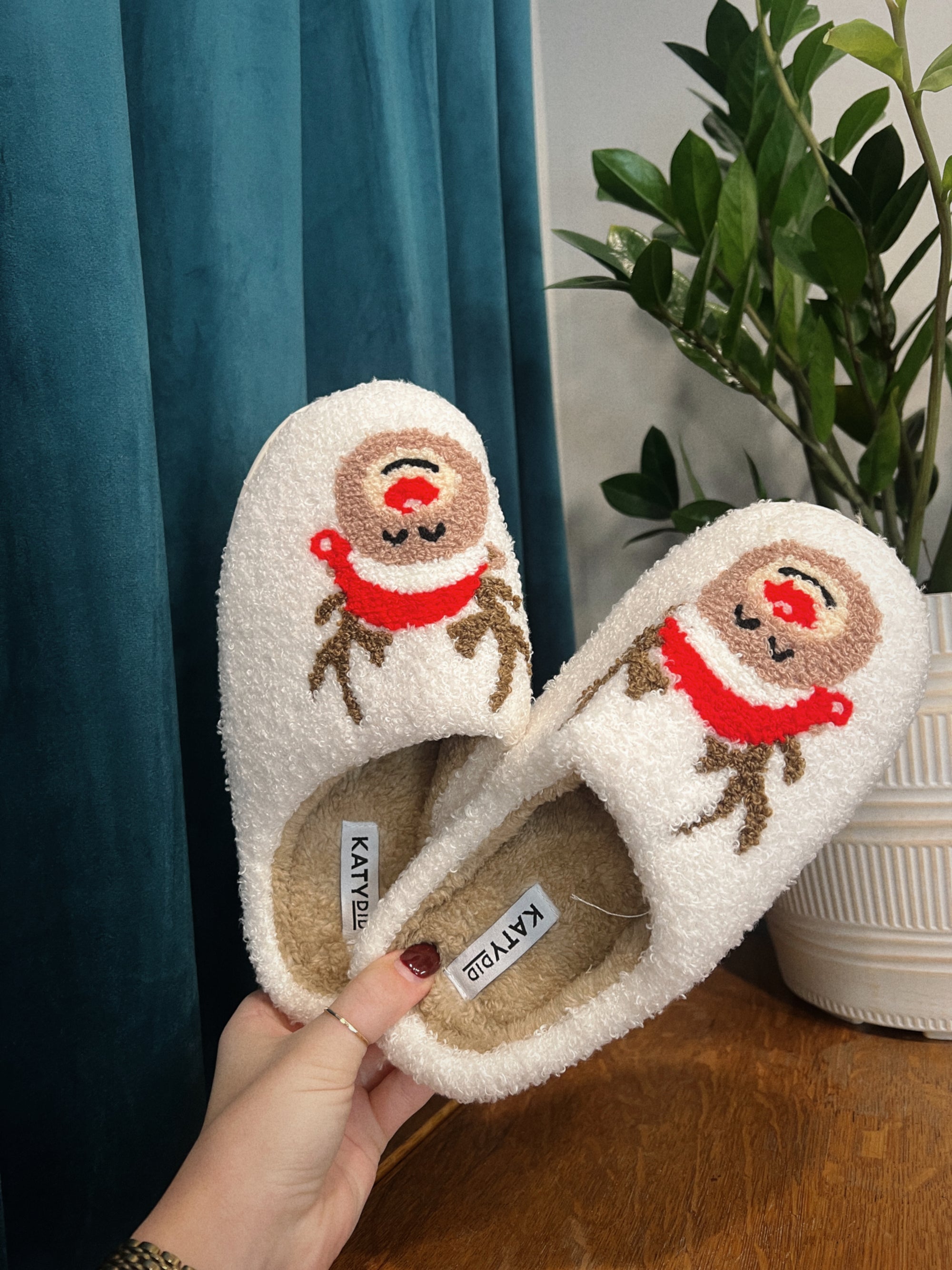 Reindeer Slippers