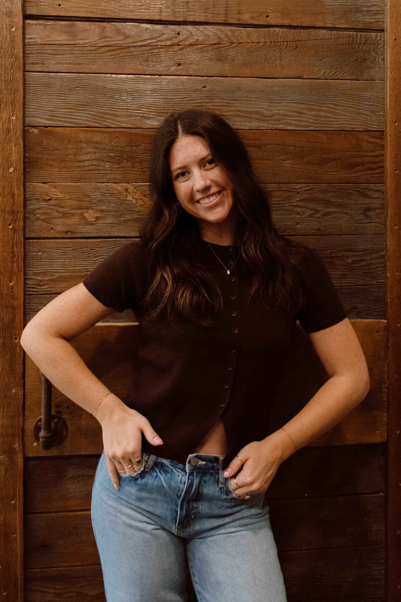 Sidney Top | Brown