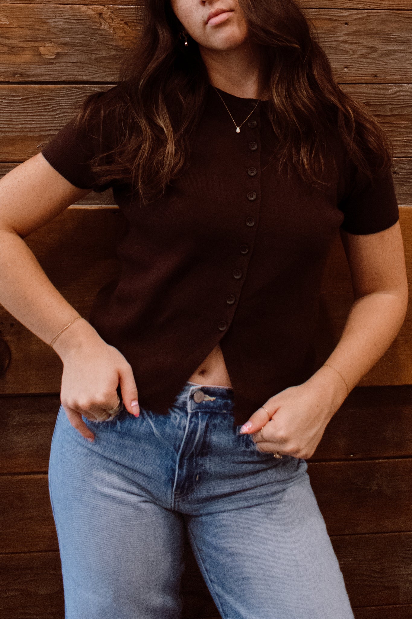 Sidney Top | Brown