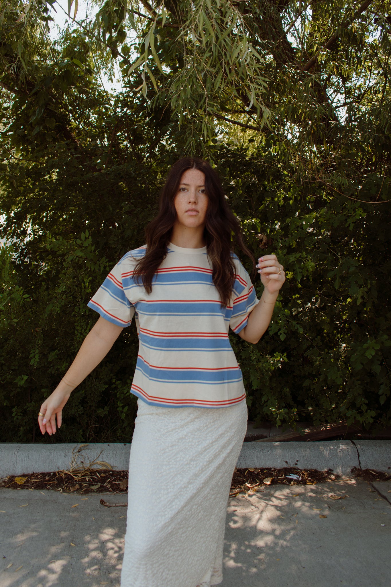 Vintage Stripe Tee