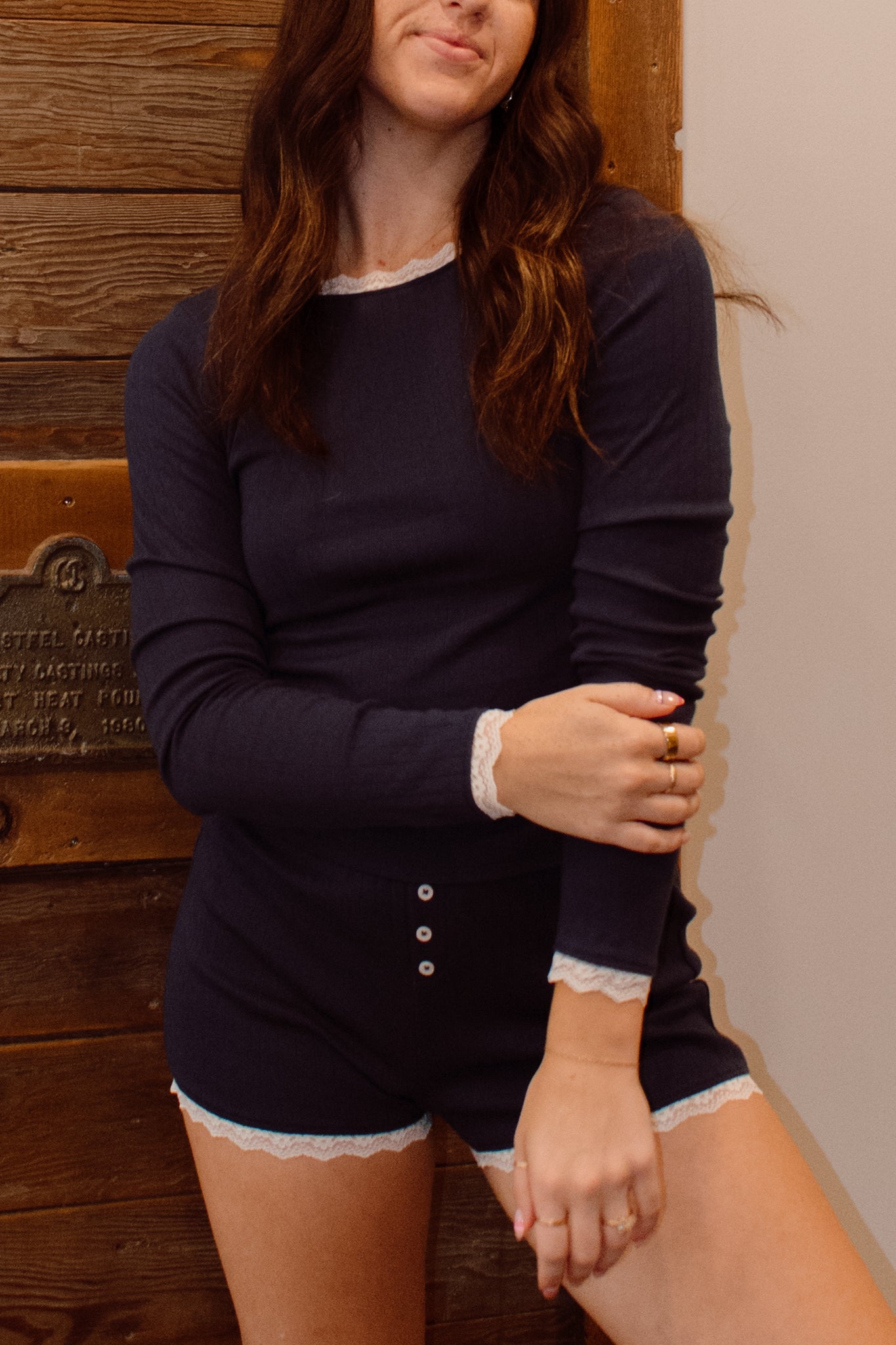 Juliet Pointelle Top