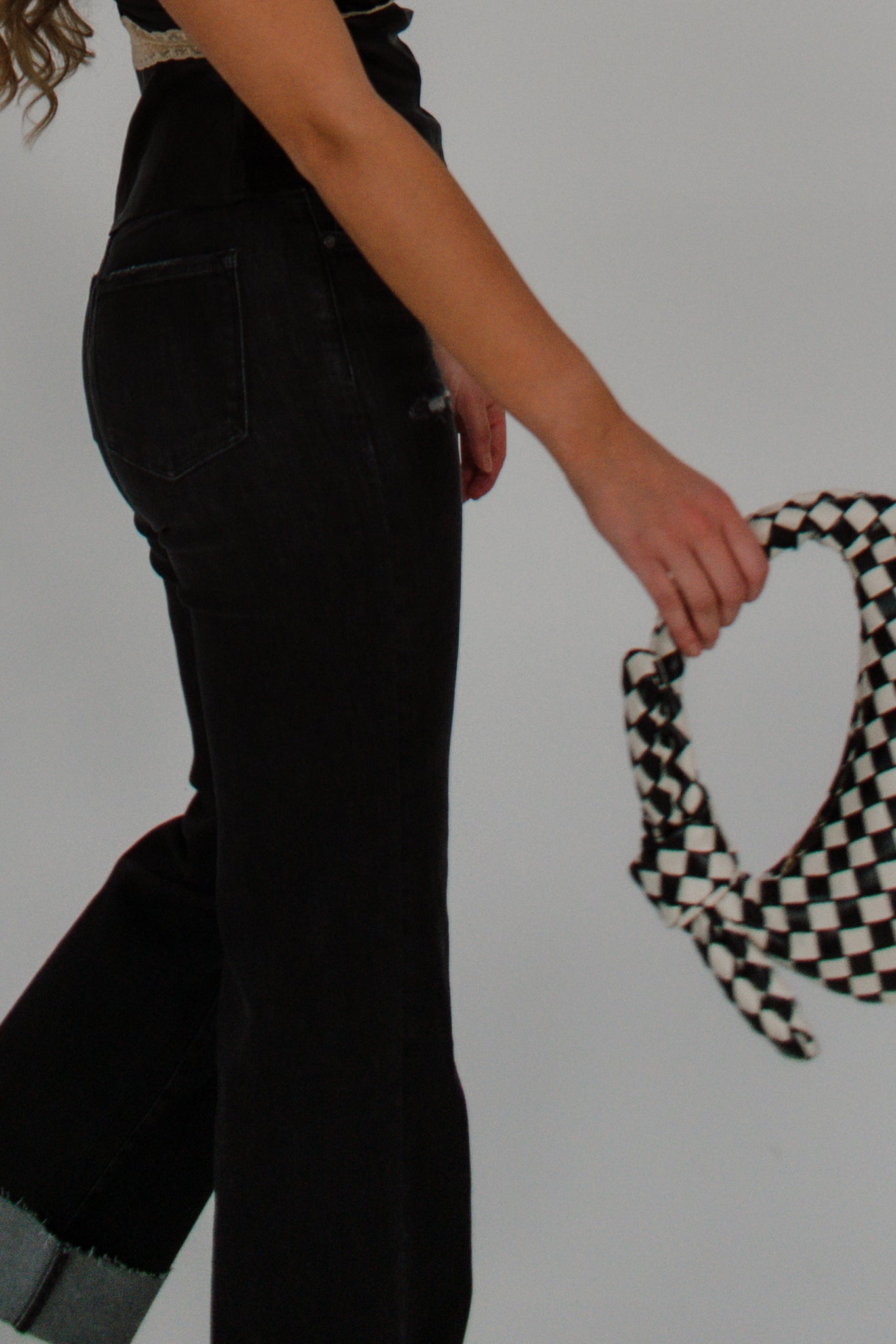 Judith Checkered Purse