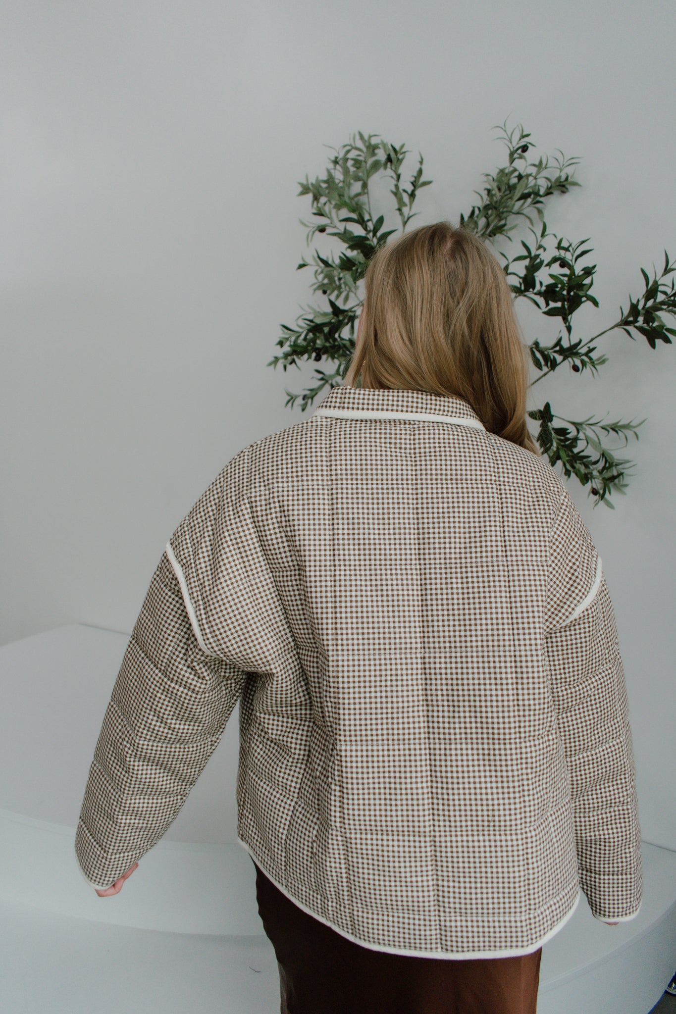 Chai Gingham Jacket