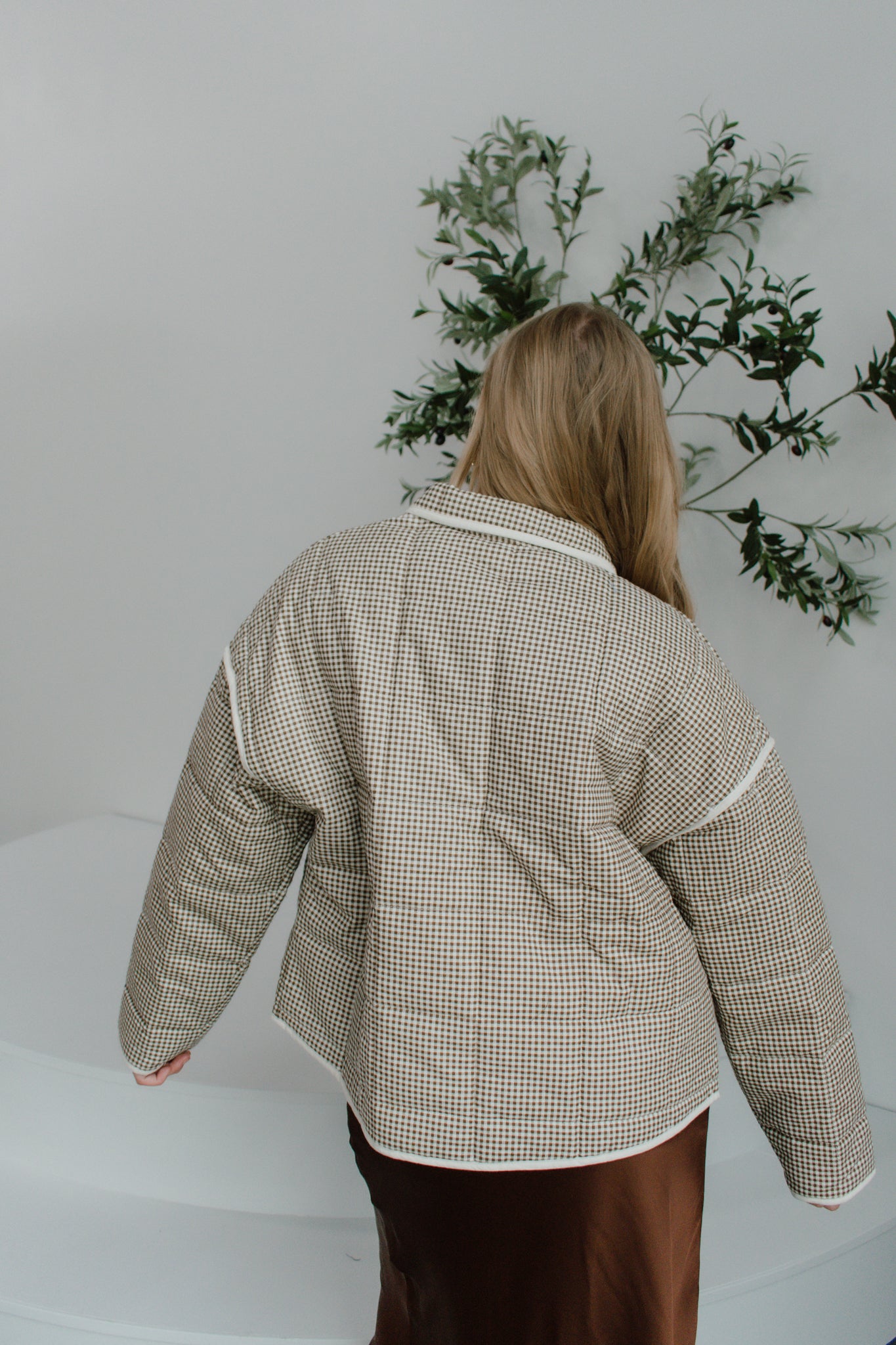 Chai Gingham Jacket