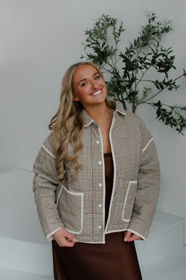 Chai Gingham Jacket - Frankie Dee