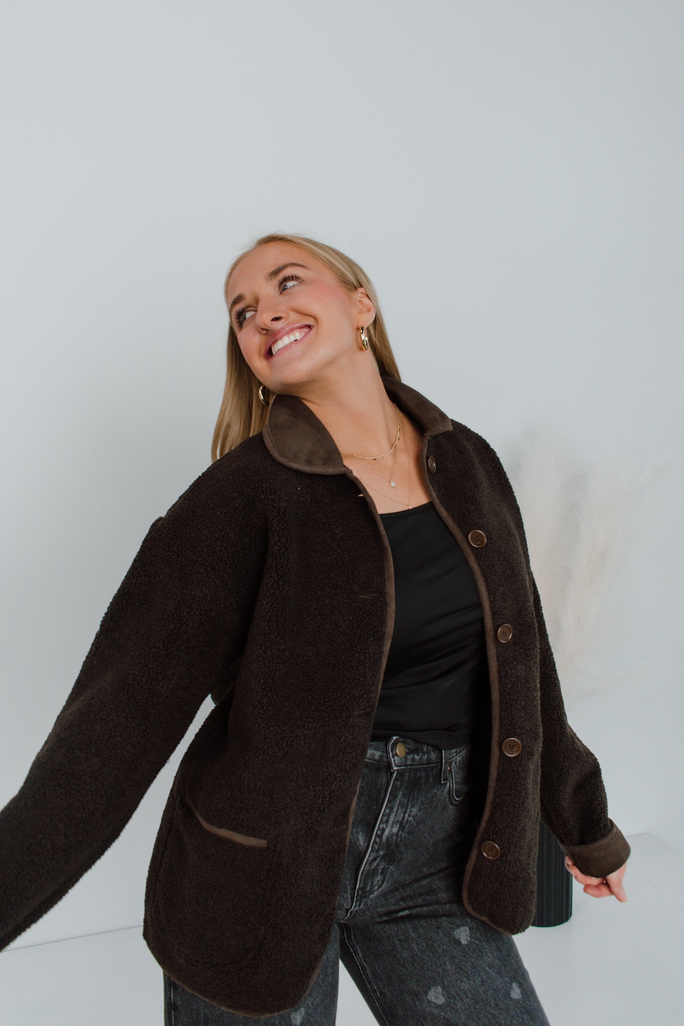 Leonora Teddy Shearling Jacket