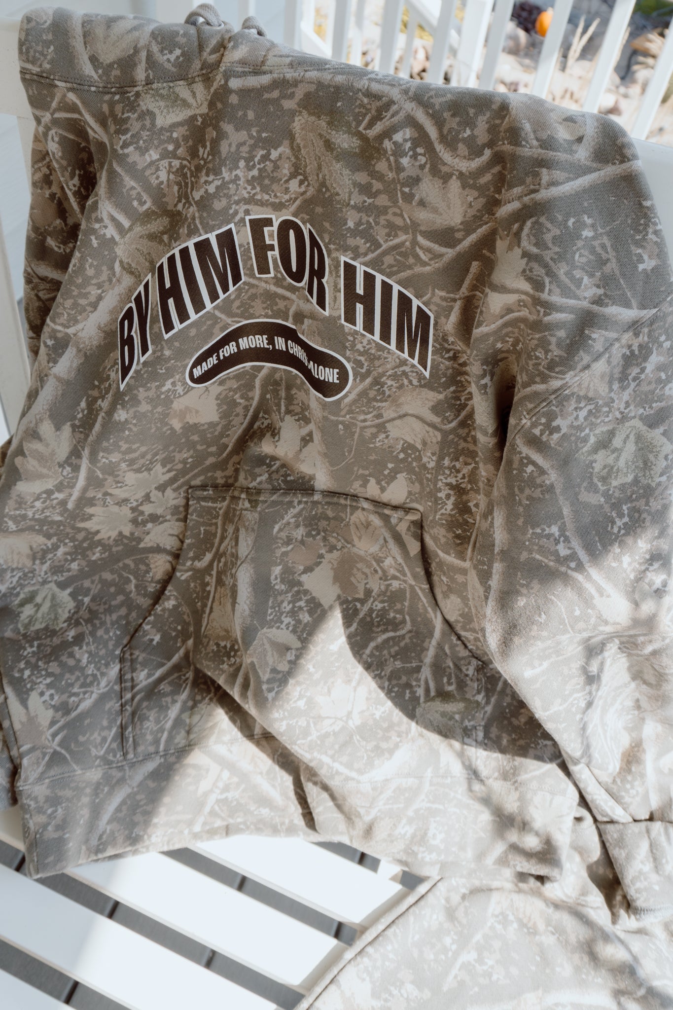 By Him For Him Camo Hoodie