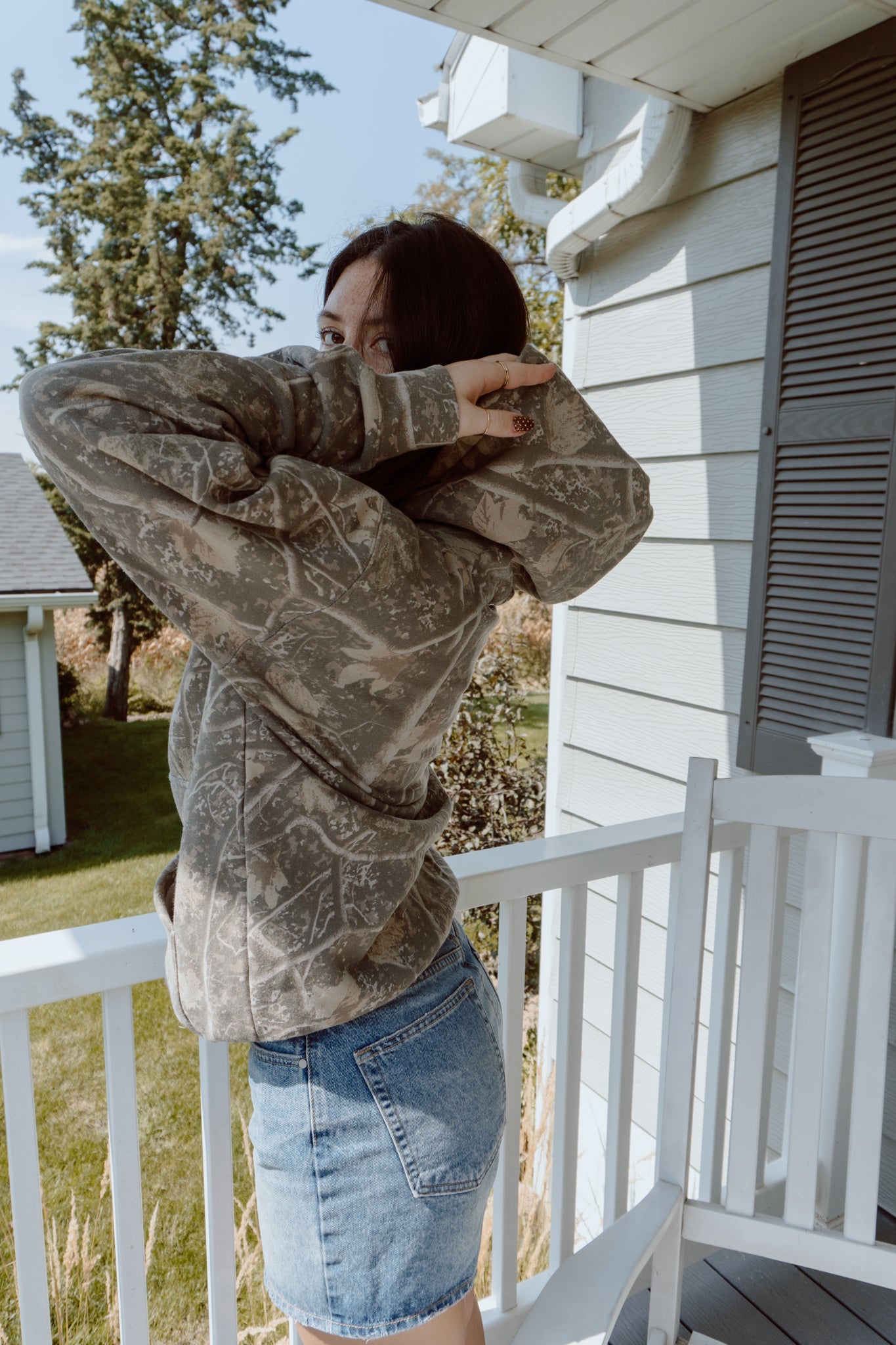 By Him For Him Camo Hoodie