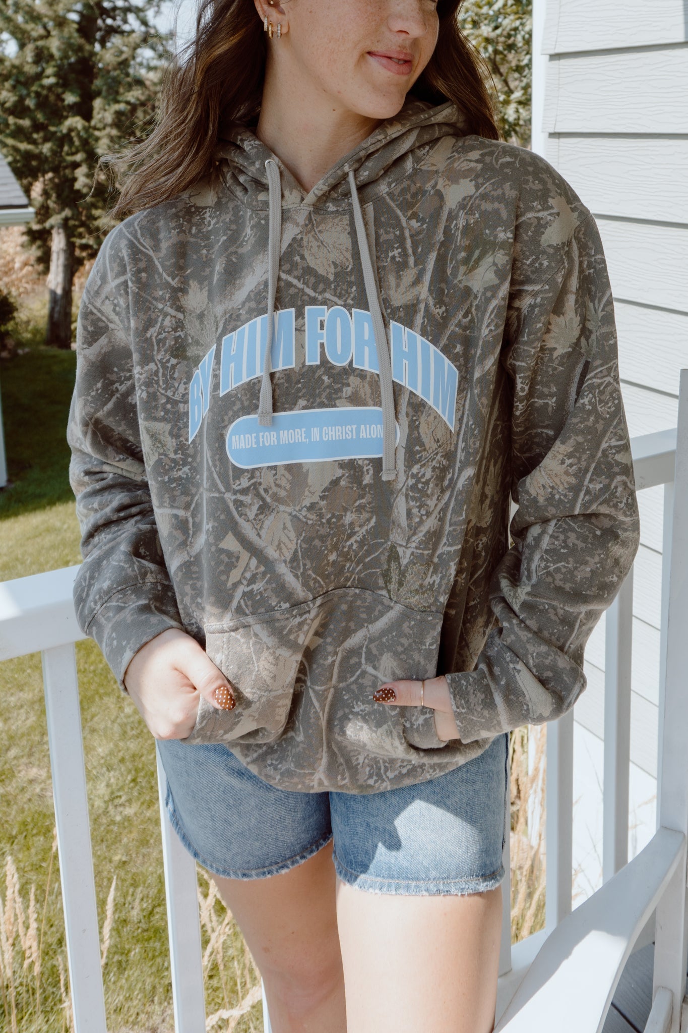 By Him For Him Camo Hoodie