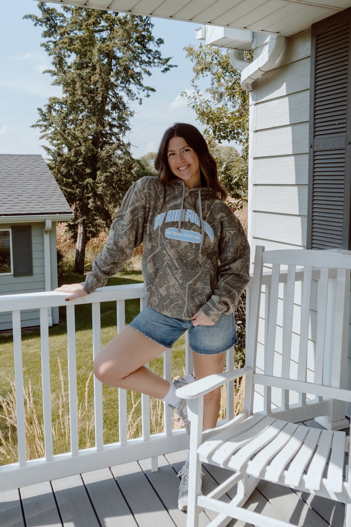 By Him For Him Camo Hoodie