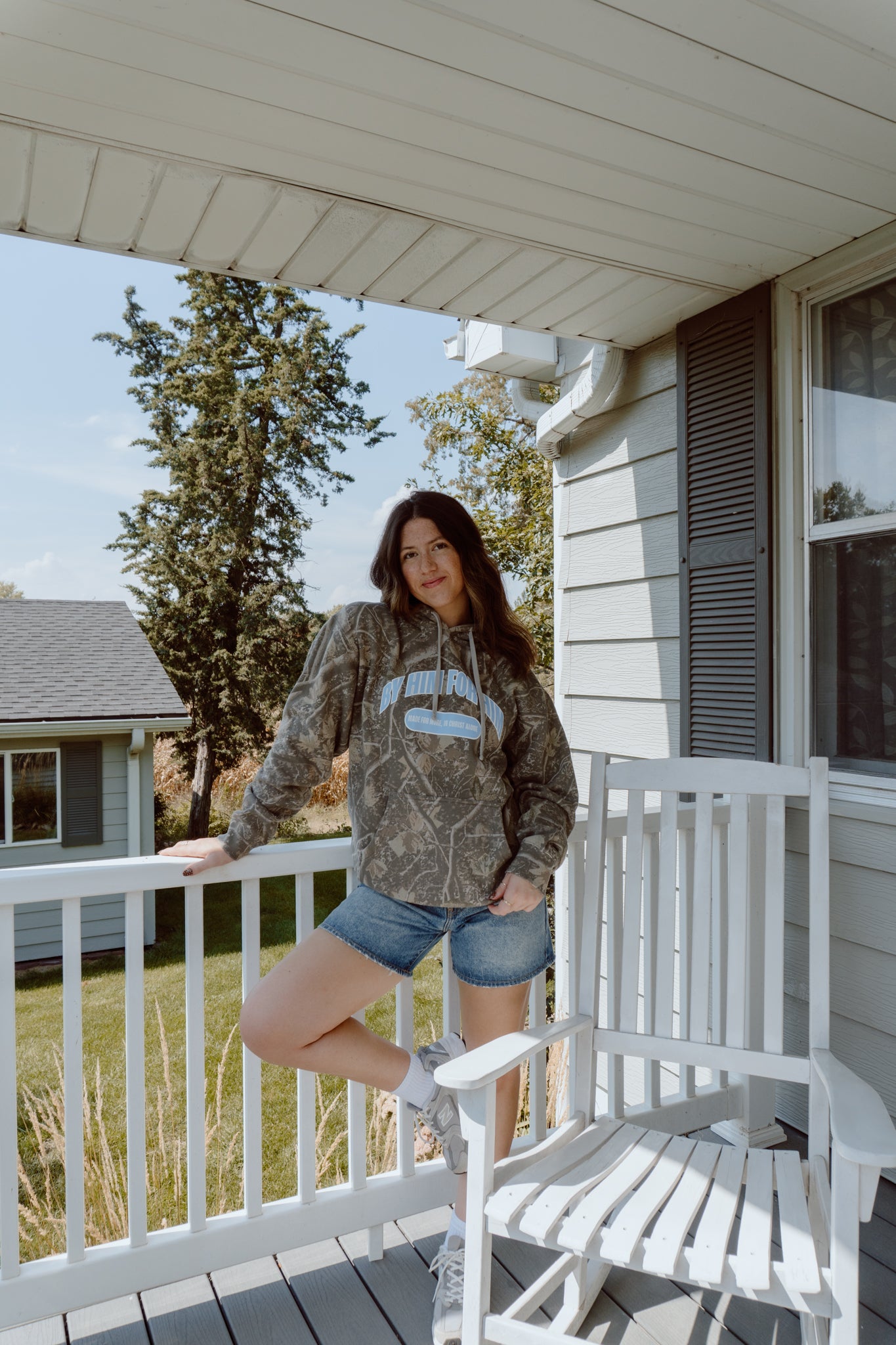 By Him For Him Camo Hoodie