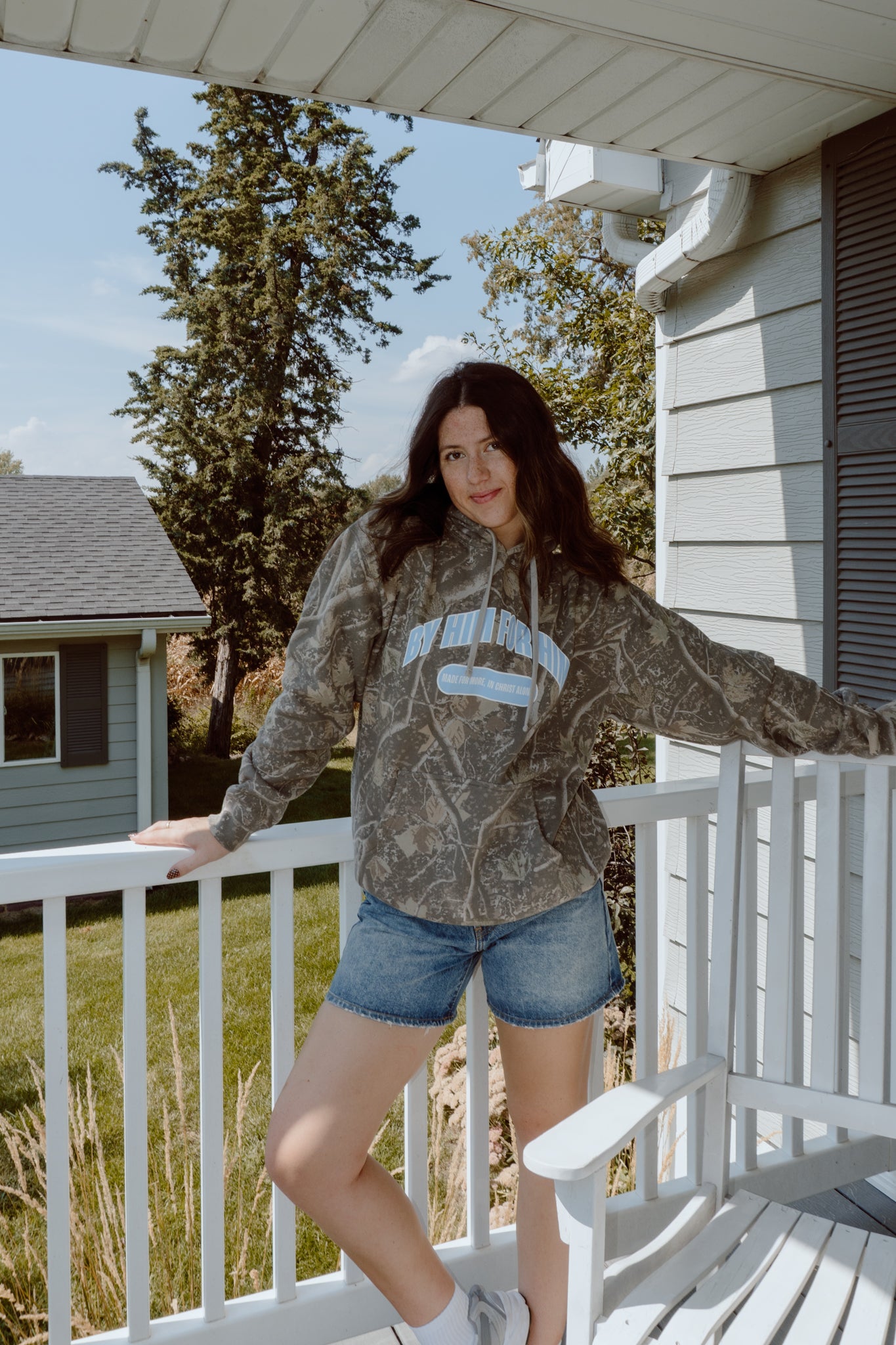 By Him For Him Camo Hoodie