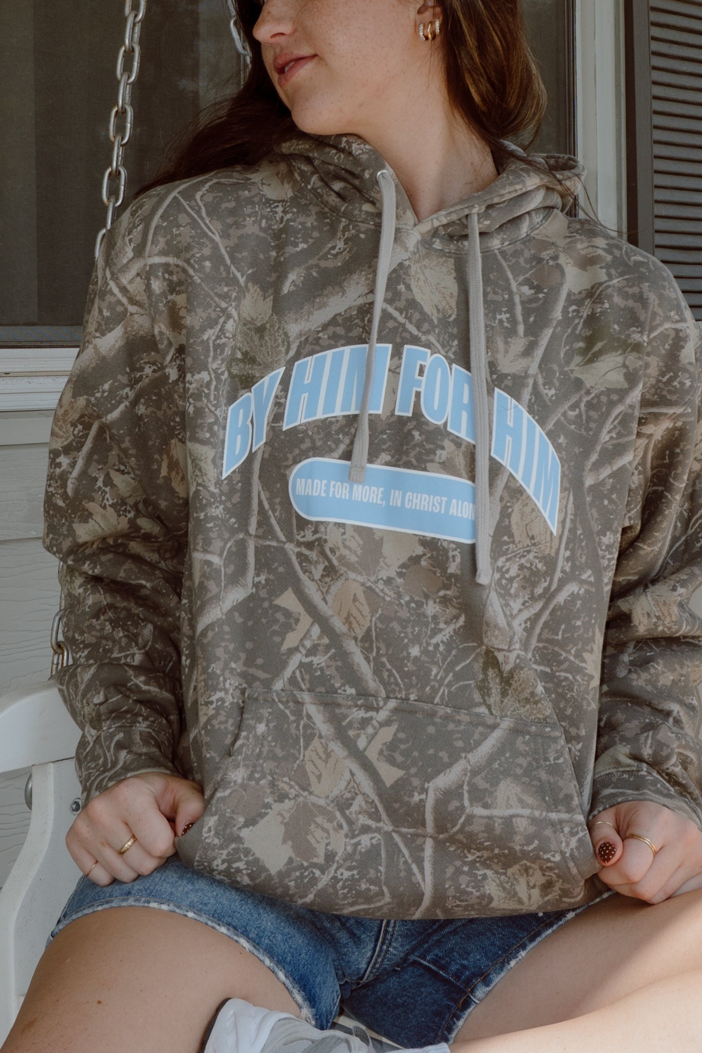 By Him For Him Camo Hoodie