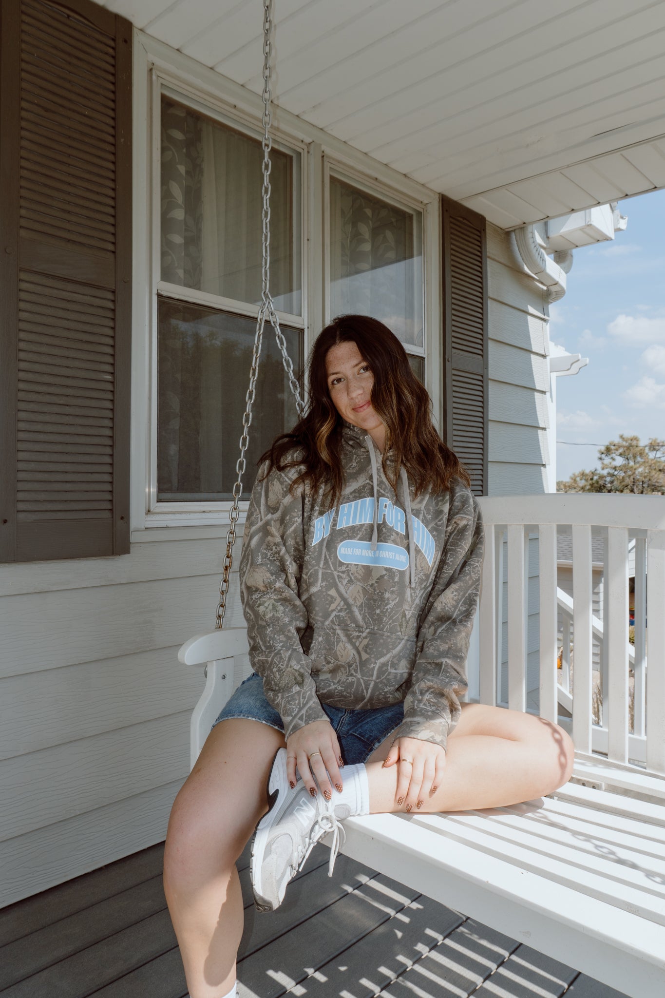 By Him For Him Camo Hoodie