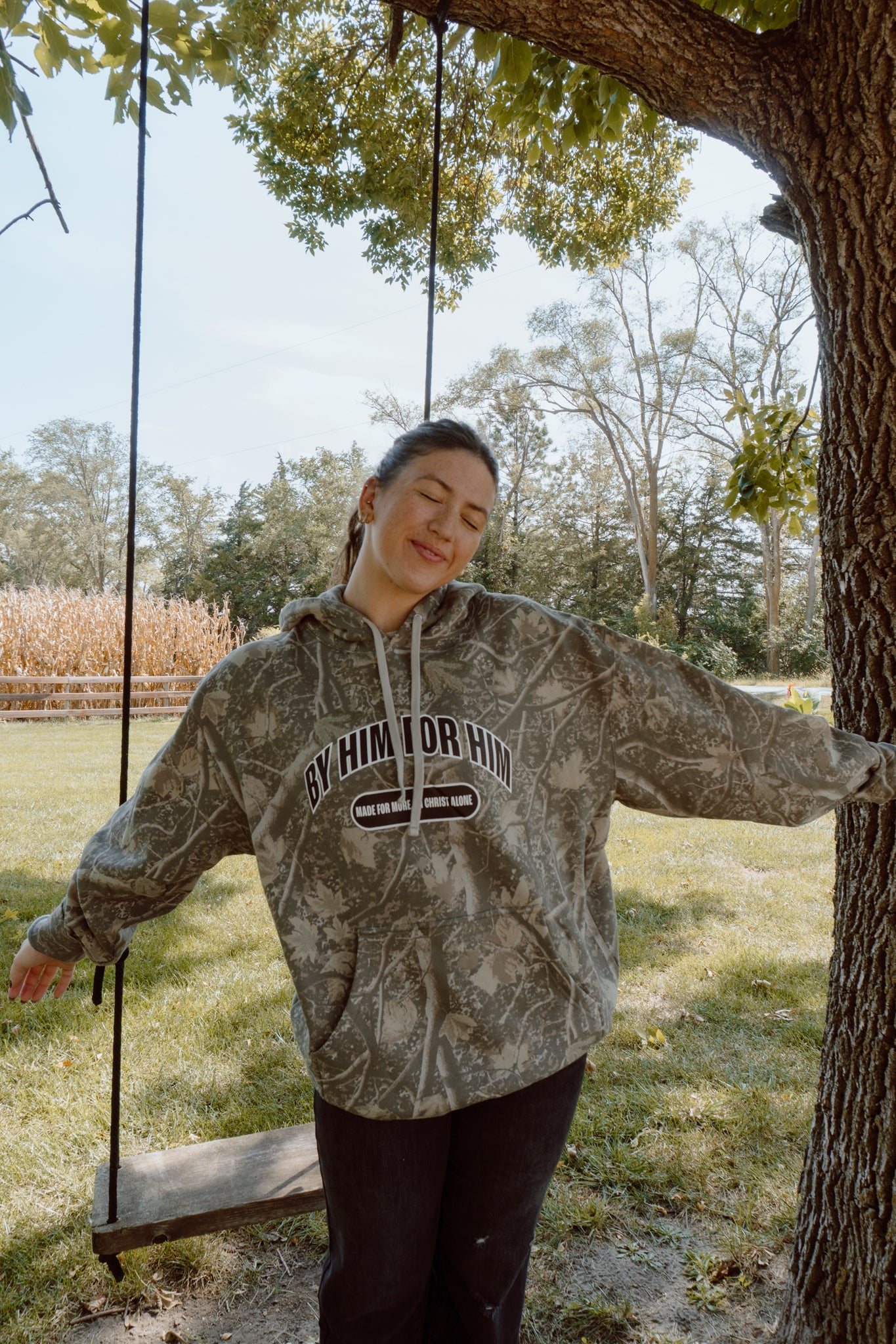 By Him For Him Camo Hoodie
