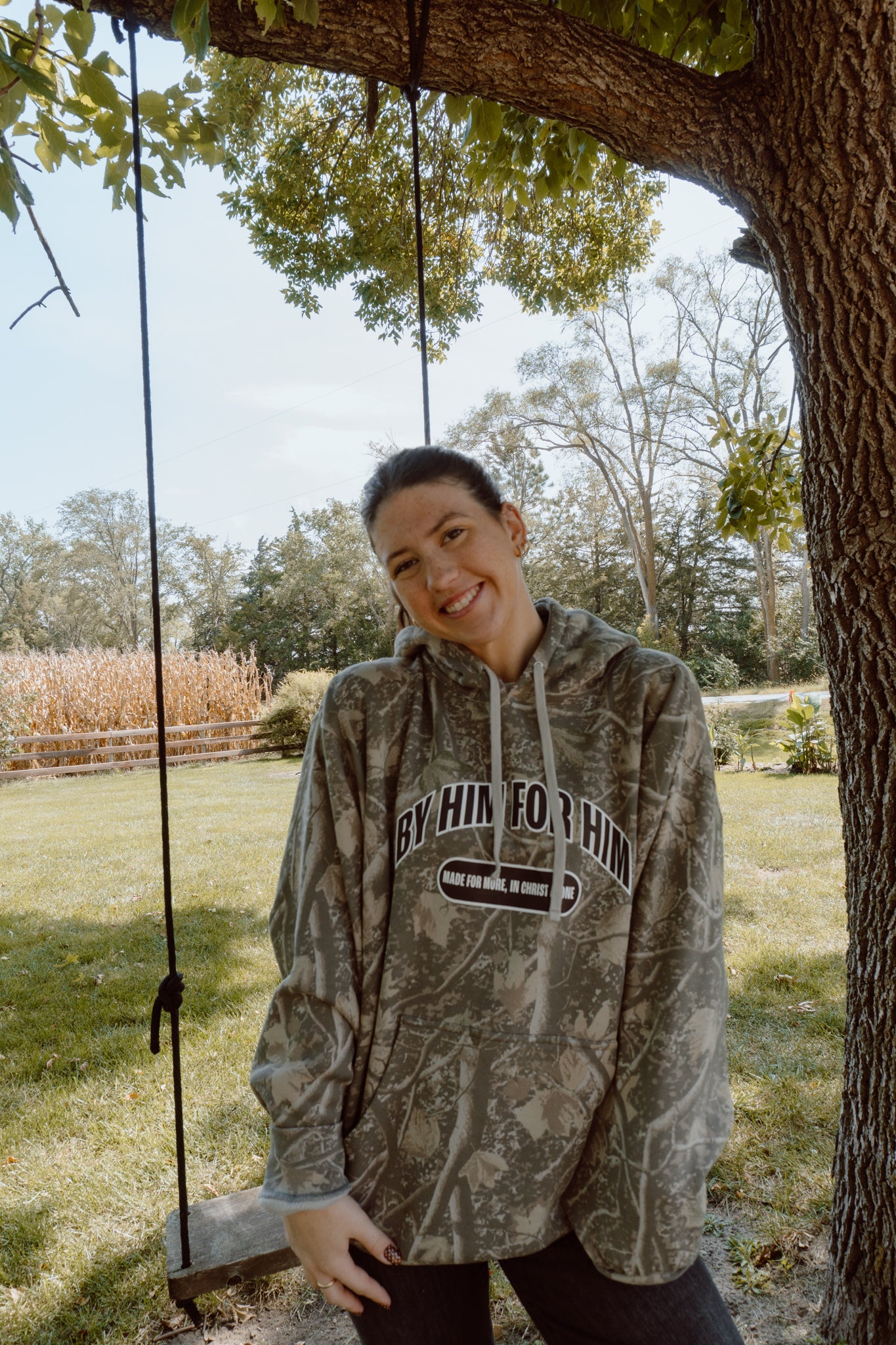 By Him For Him Camo Hoodie