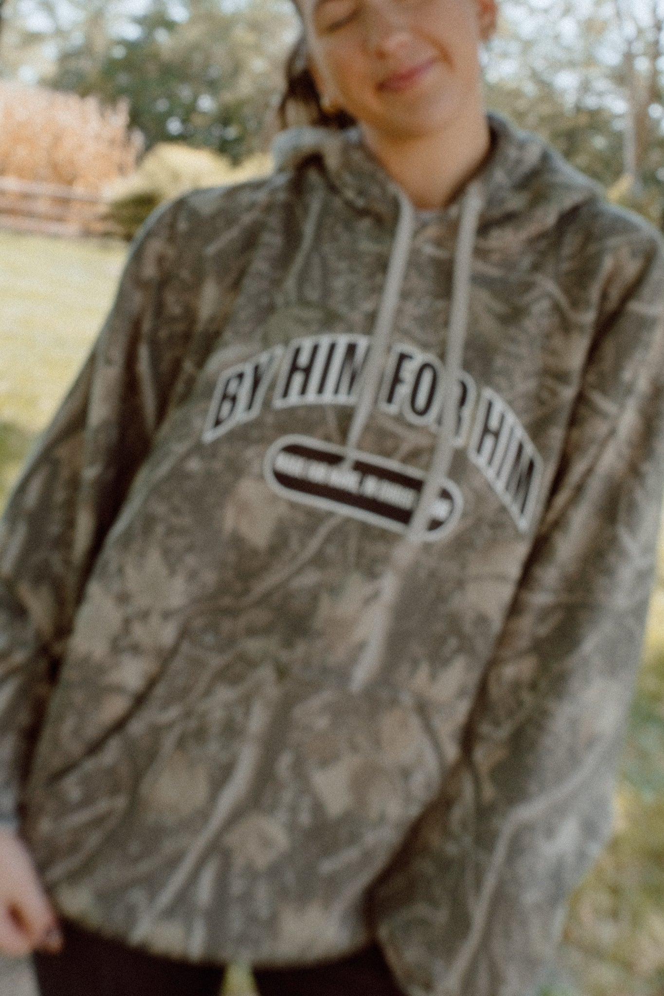 By Him For Him Camo Hoodie