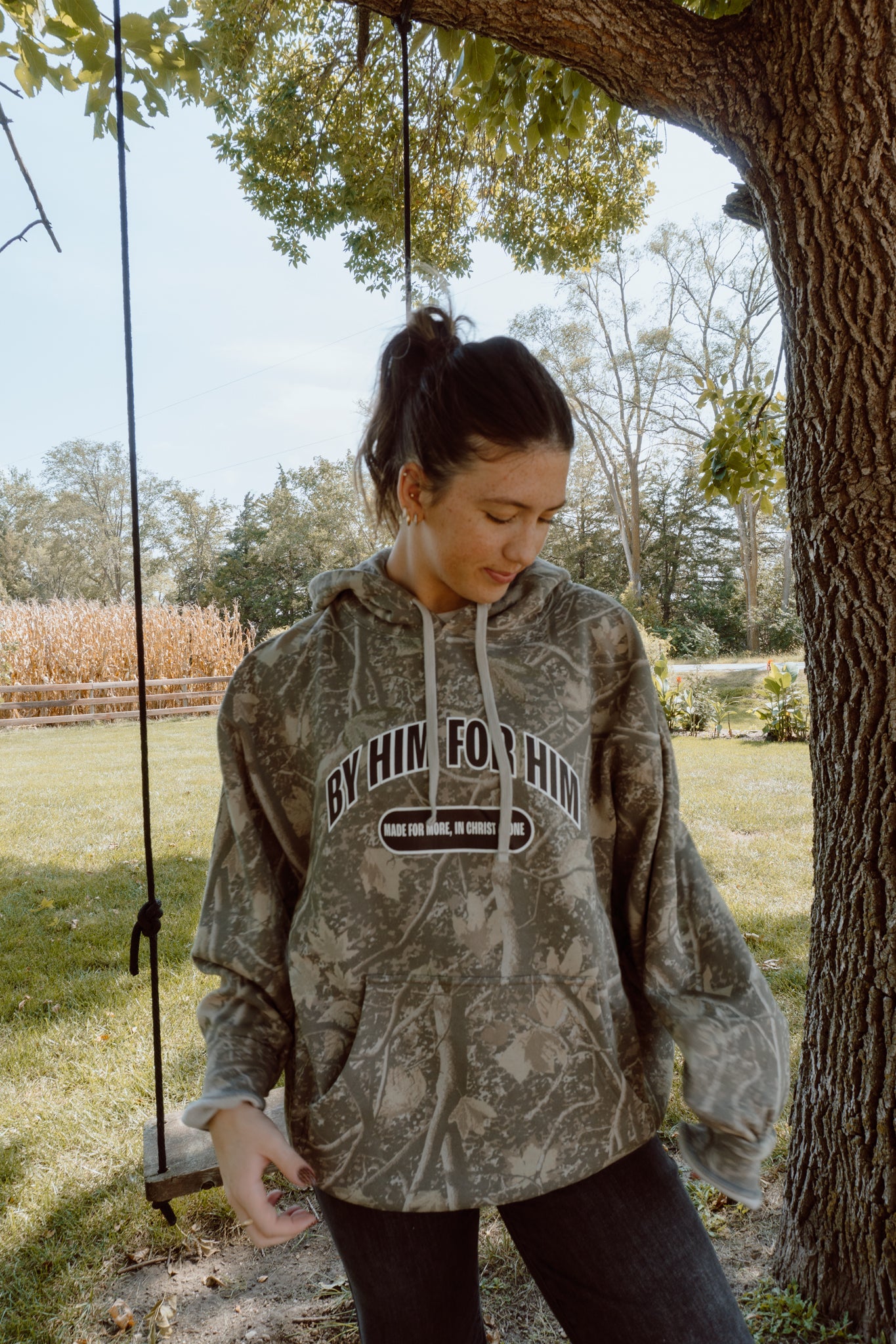 By Him For Him Camo Hoodie