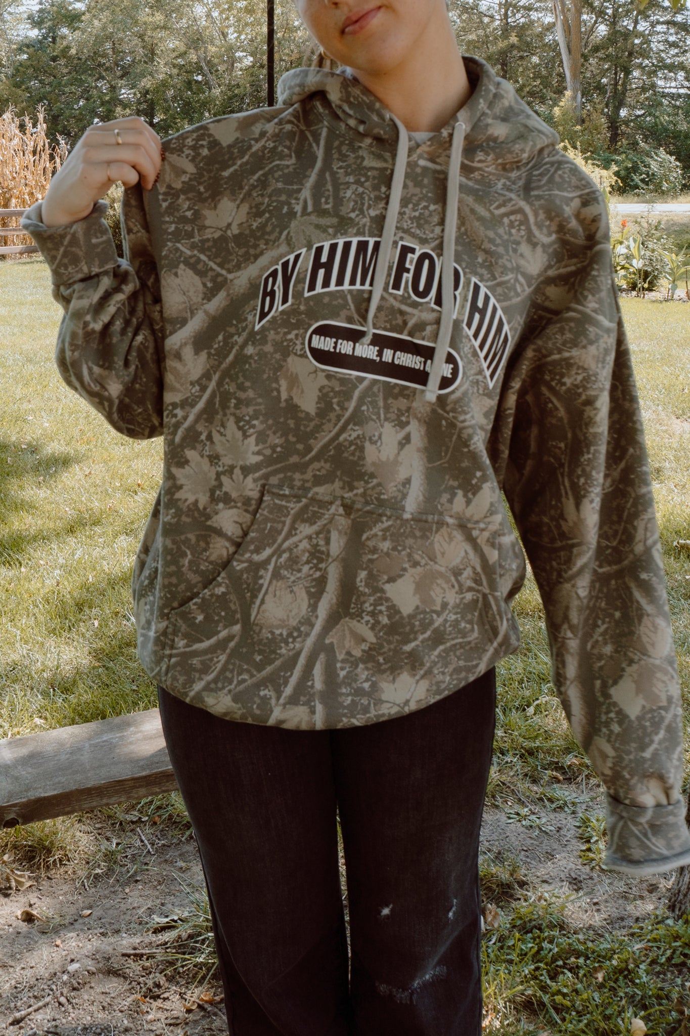 By Him For Him Camo Hoodie