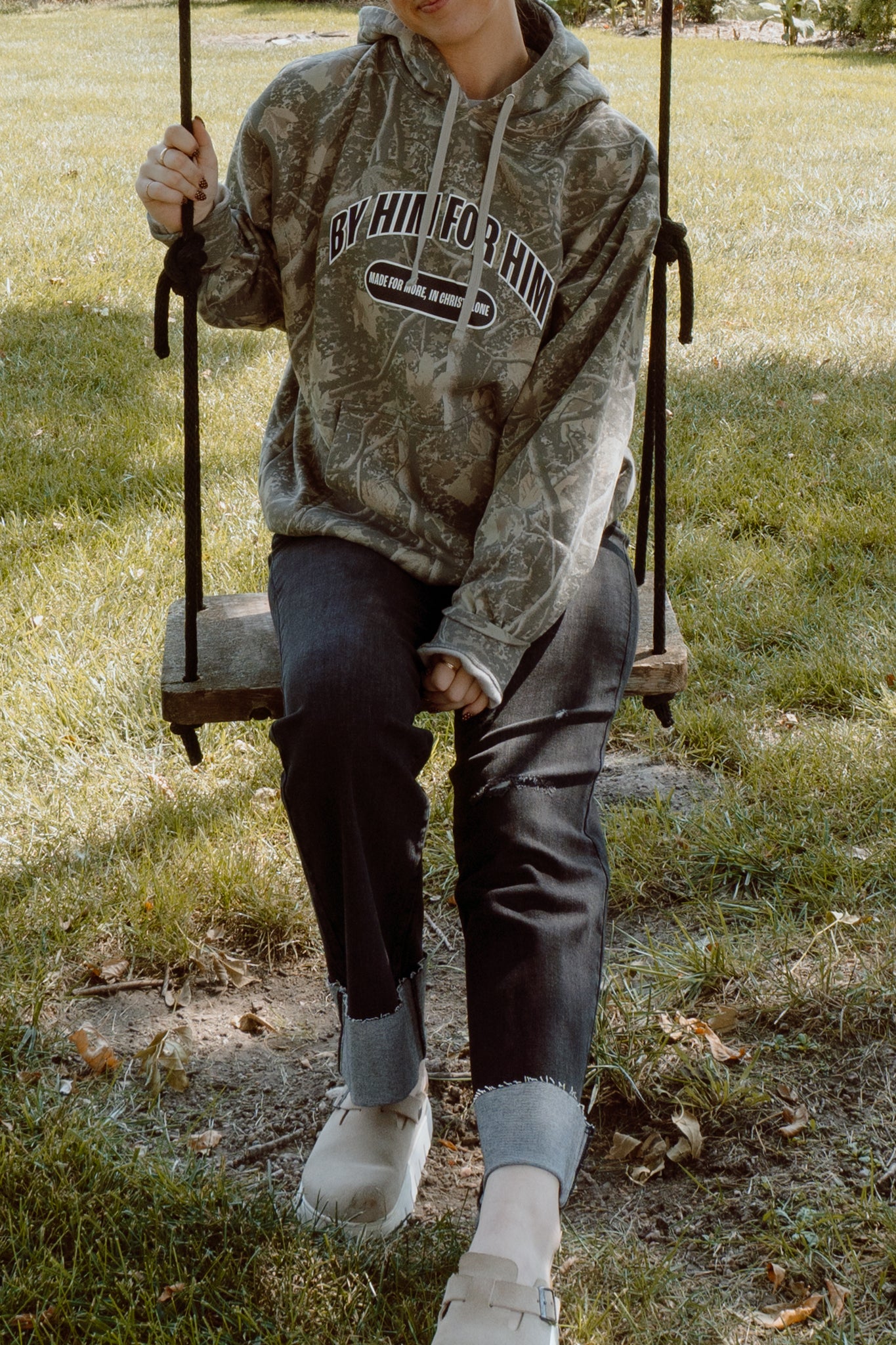By Him For Him Camo Hoodie
