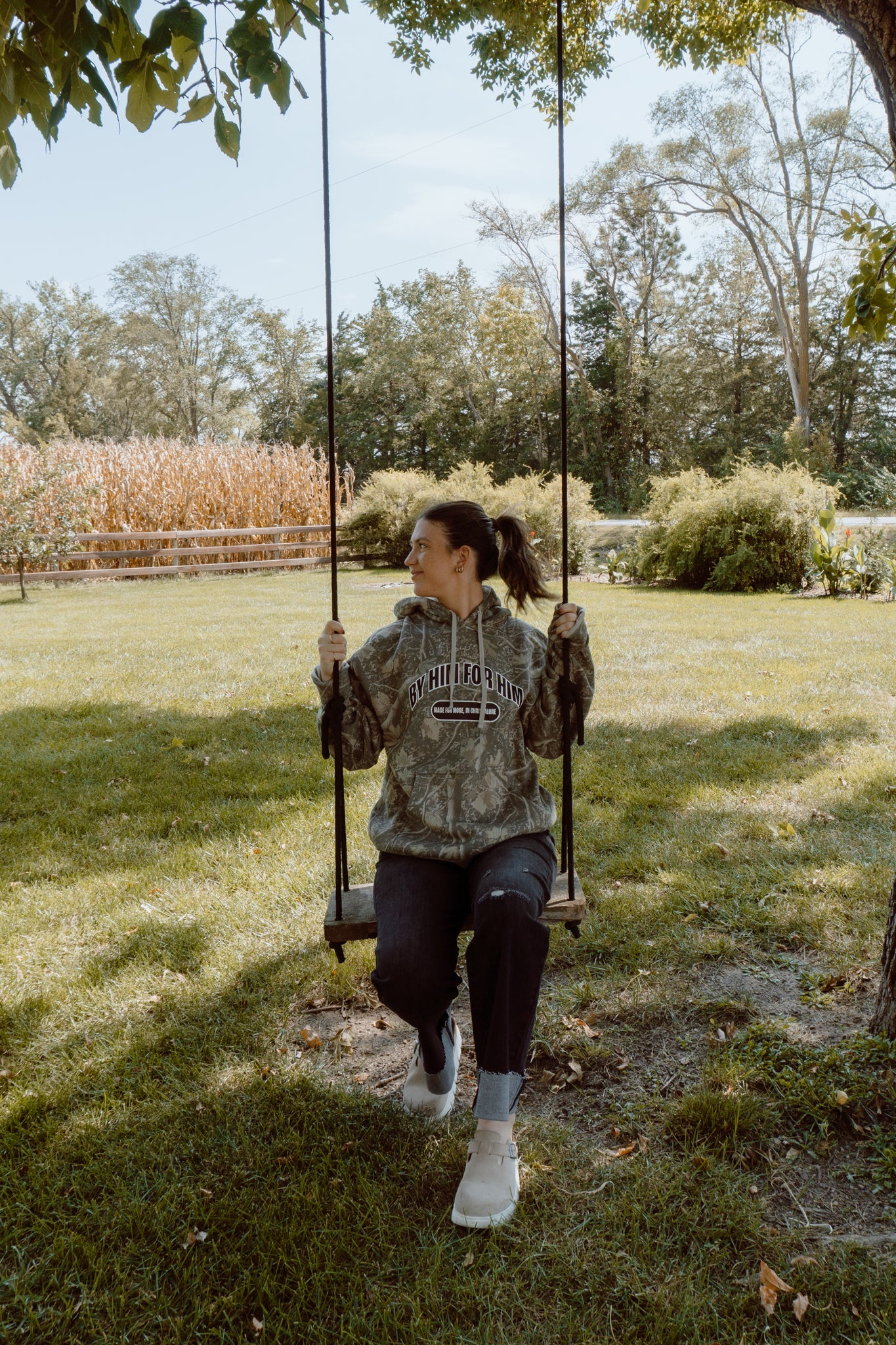 By Him For Him Camo Hoodie