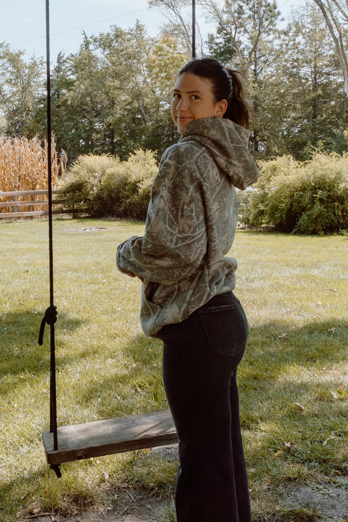 By Him For Him Camo Hoodie