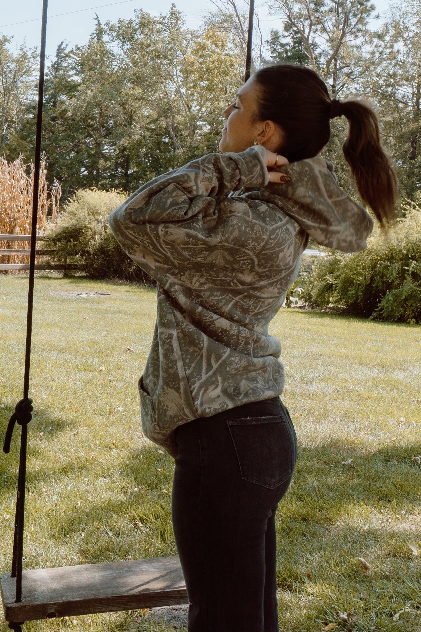 By Him For Him Camo Hoodie