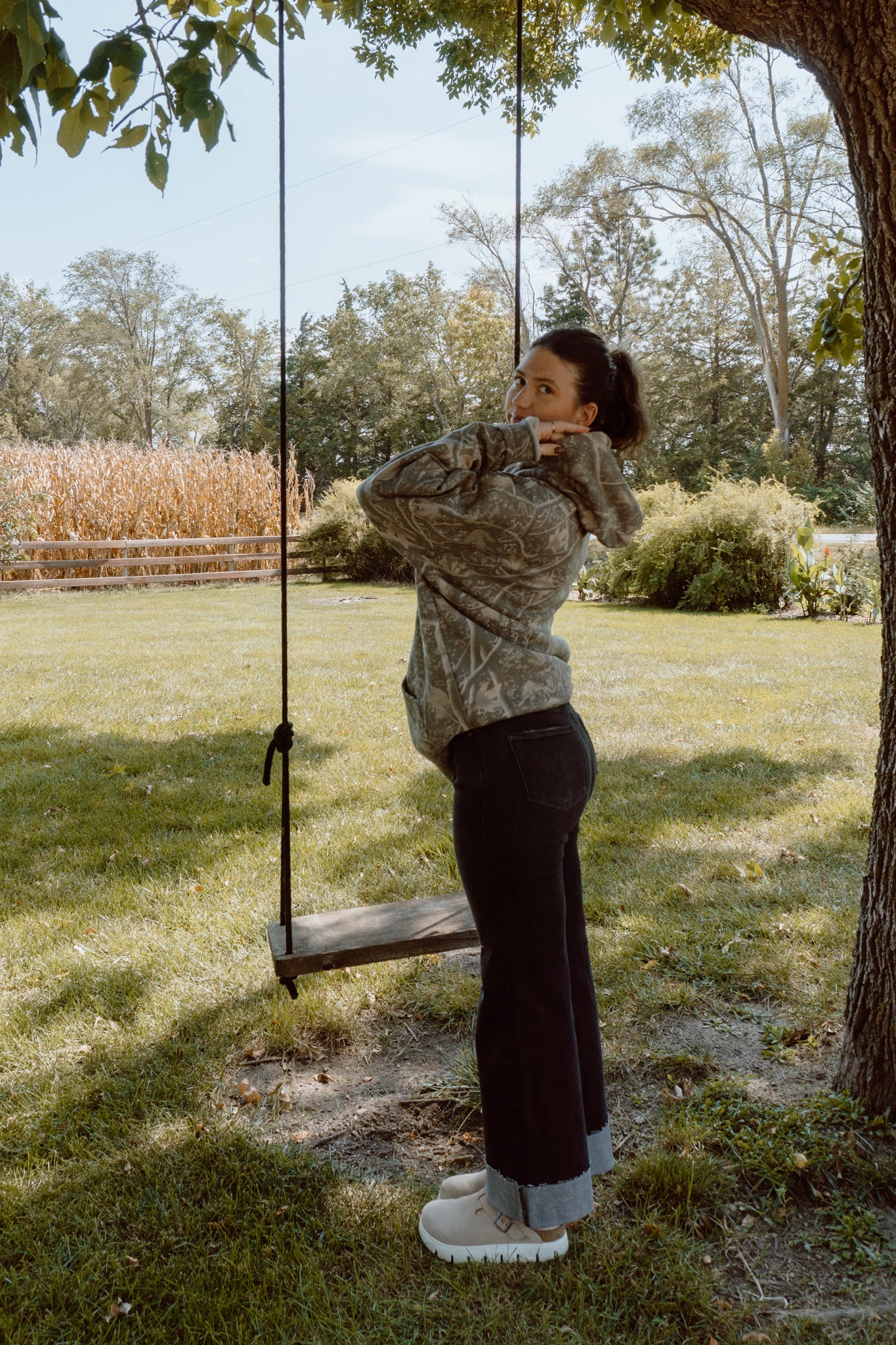 By Him For Him Camo Hoodie