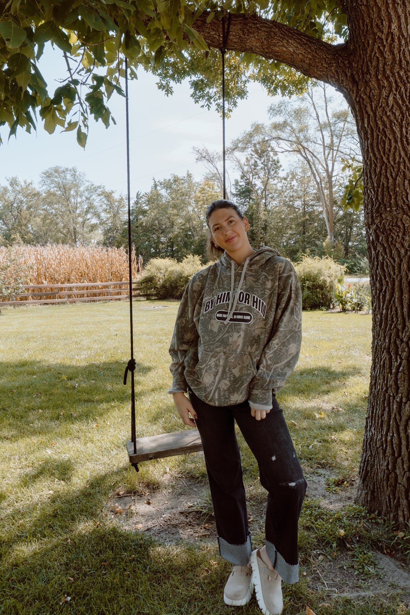 By Him For Him Camo Hoodie
