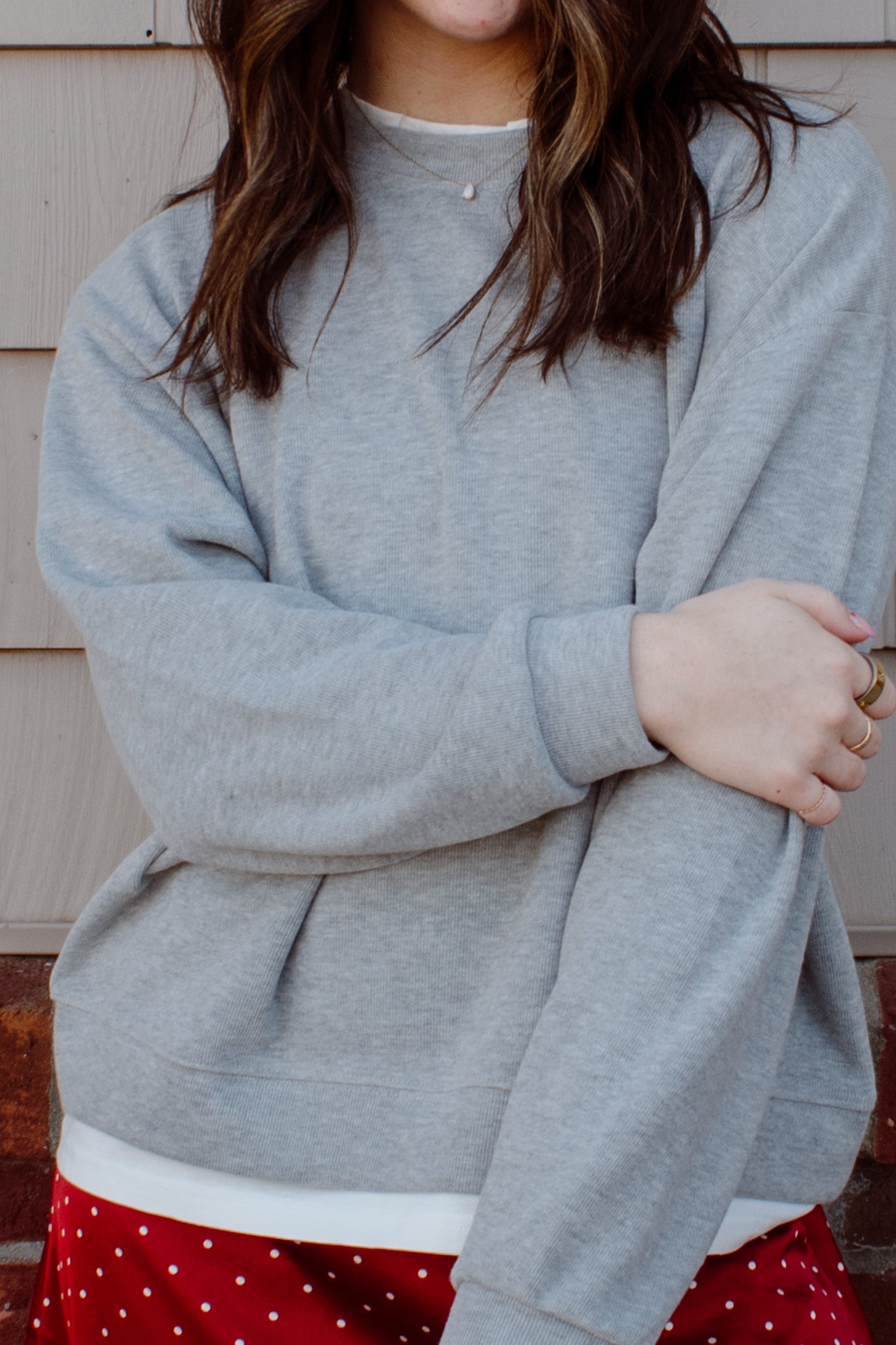 Finny Layered Crewneck