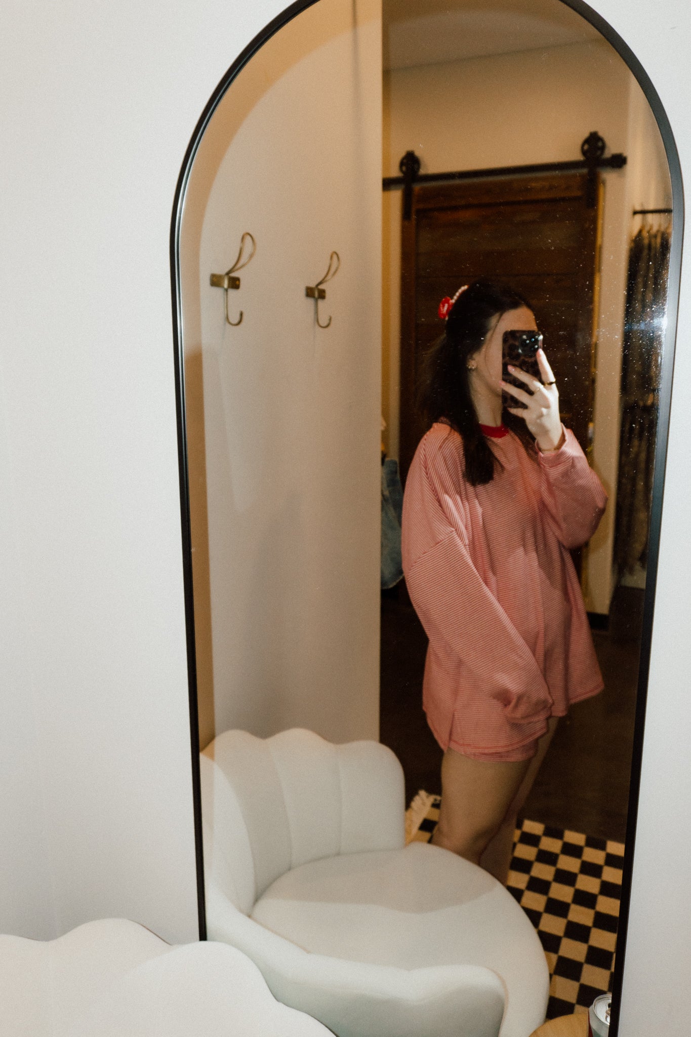 Cozied Up Crew | Red + White