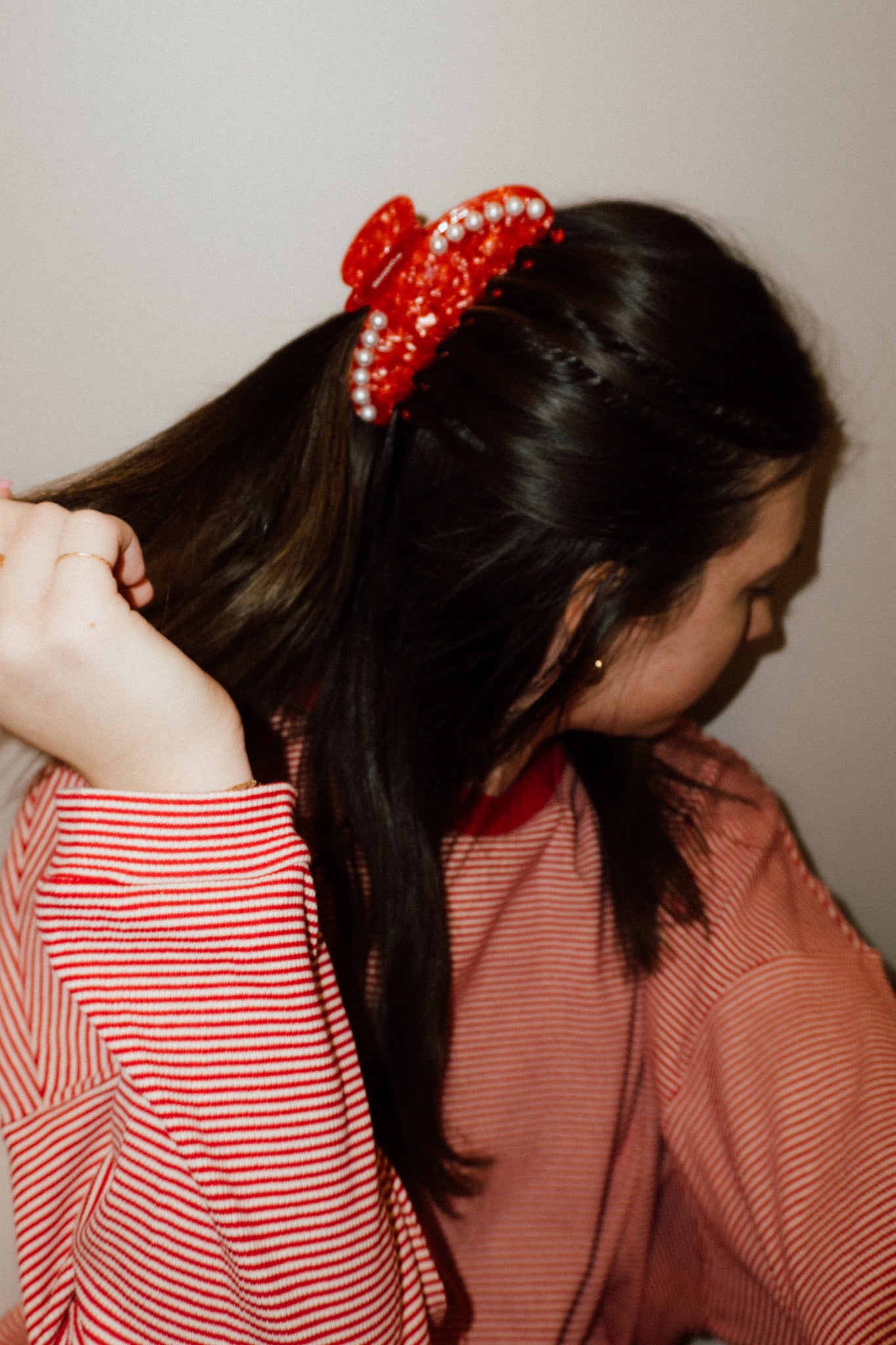 Cozied Up Crew | Red + White