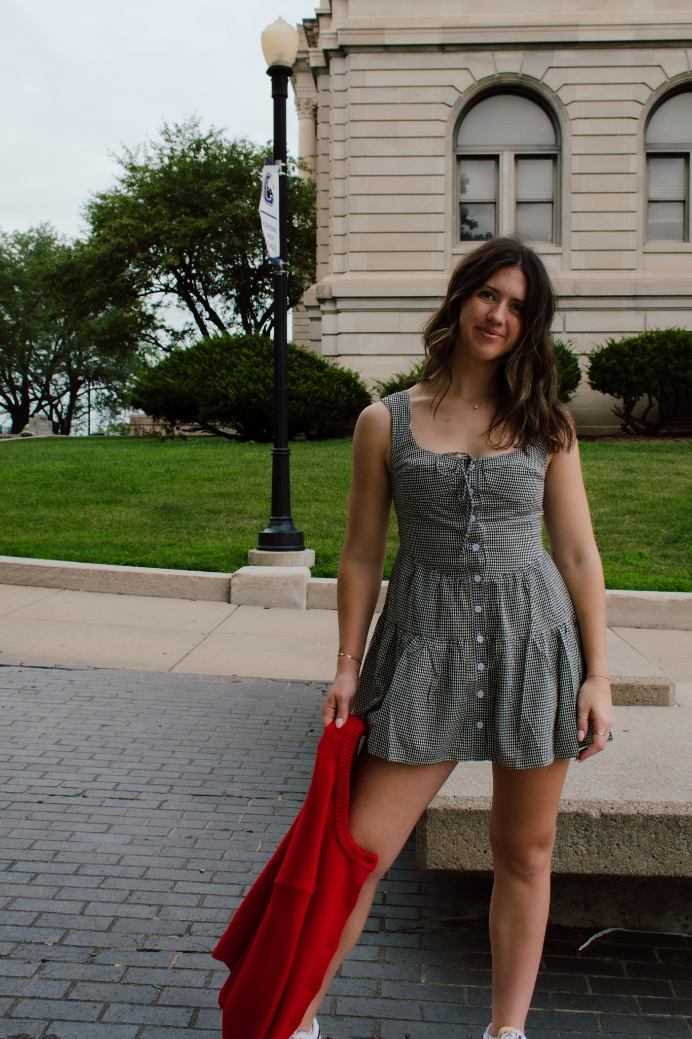 Gemma Gingham Mini Dress