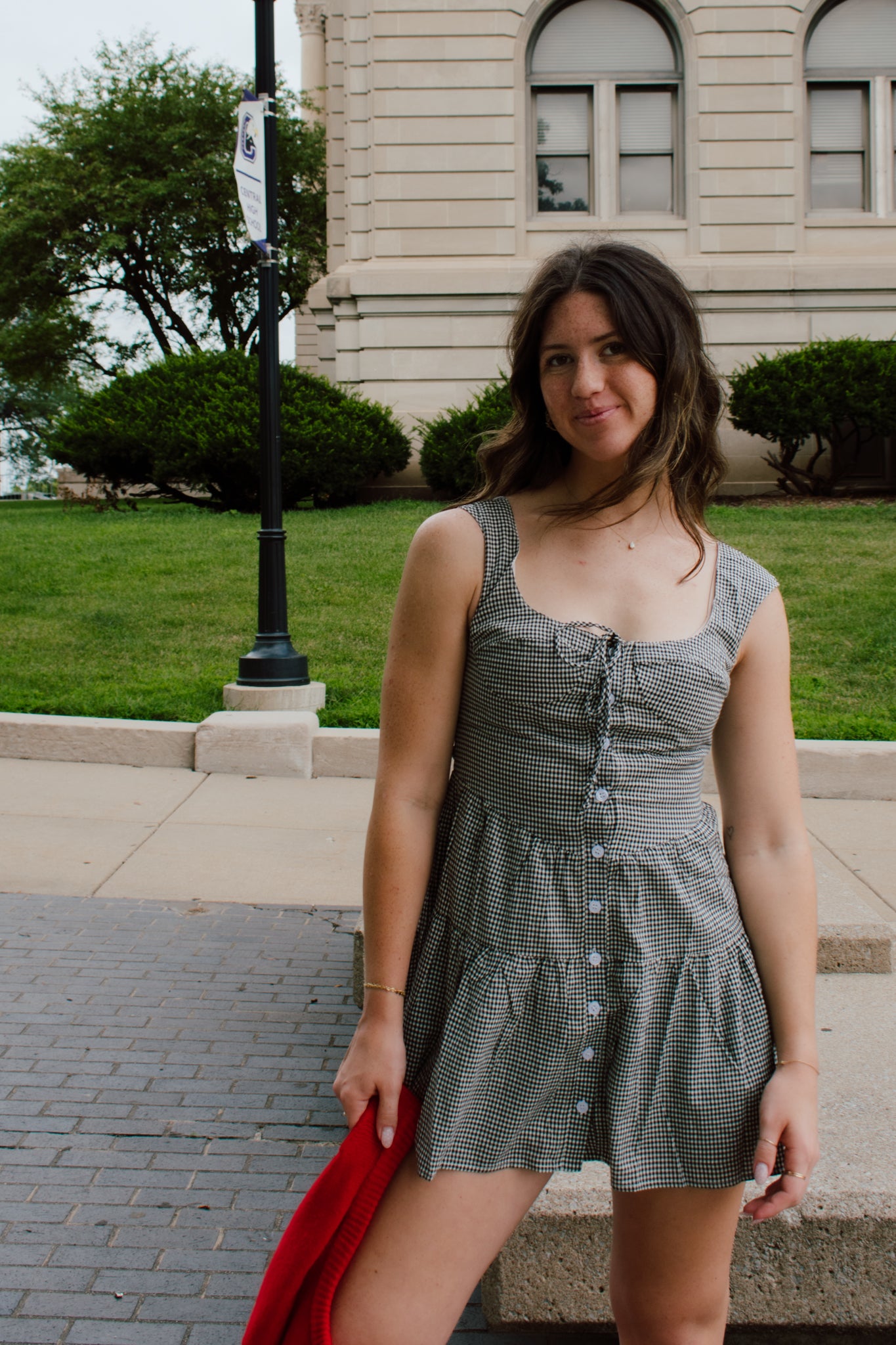 Gemma Gingham Mini Dress