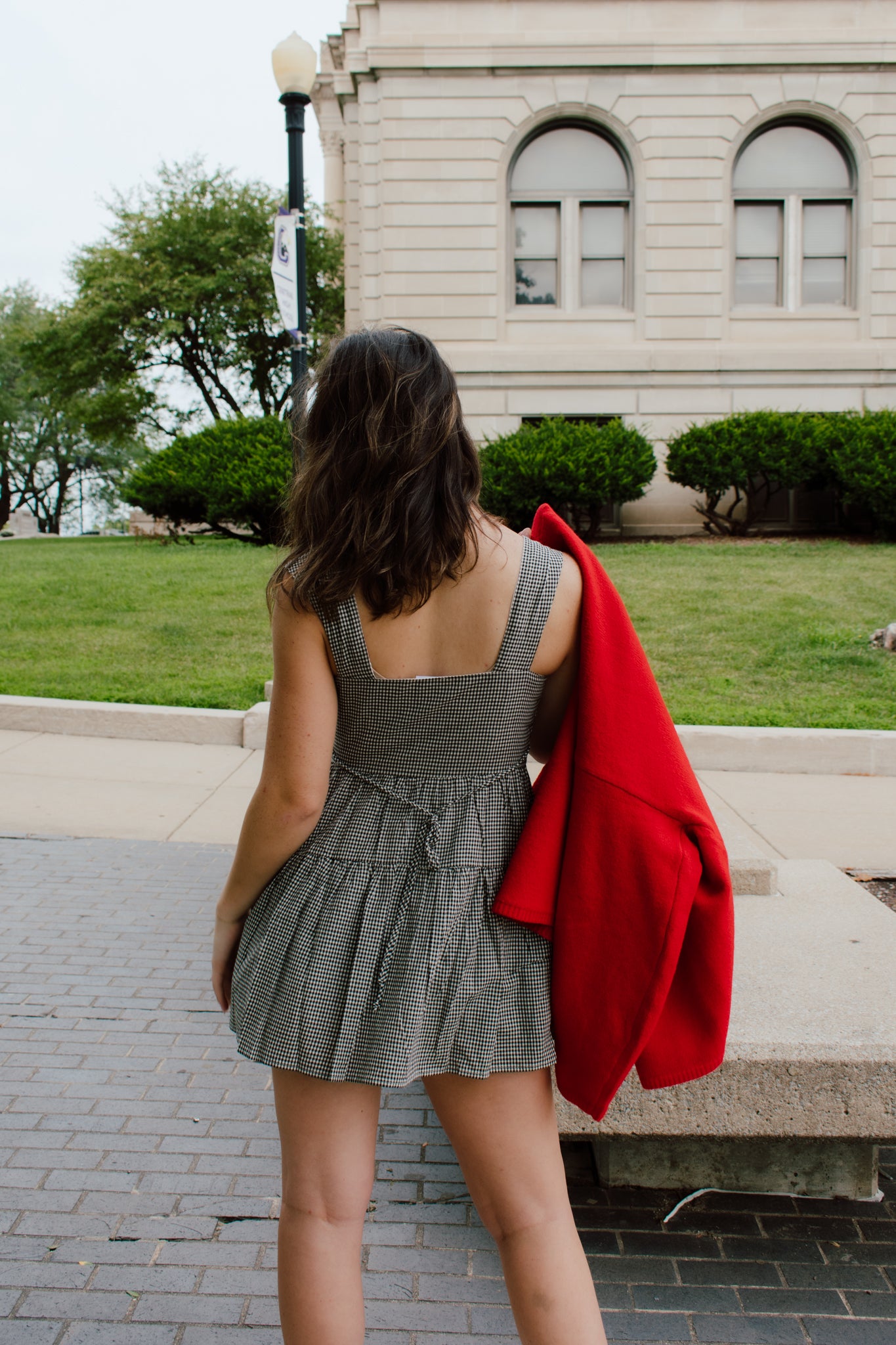 Gemma Gingham Mini Dress
