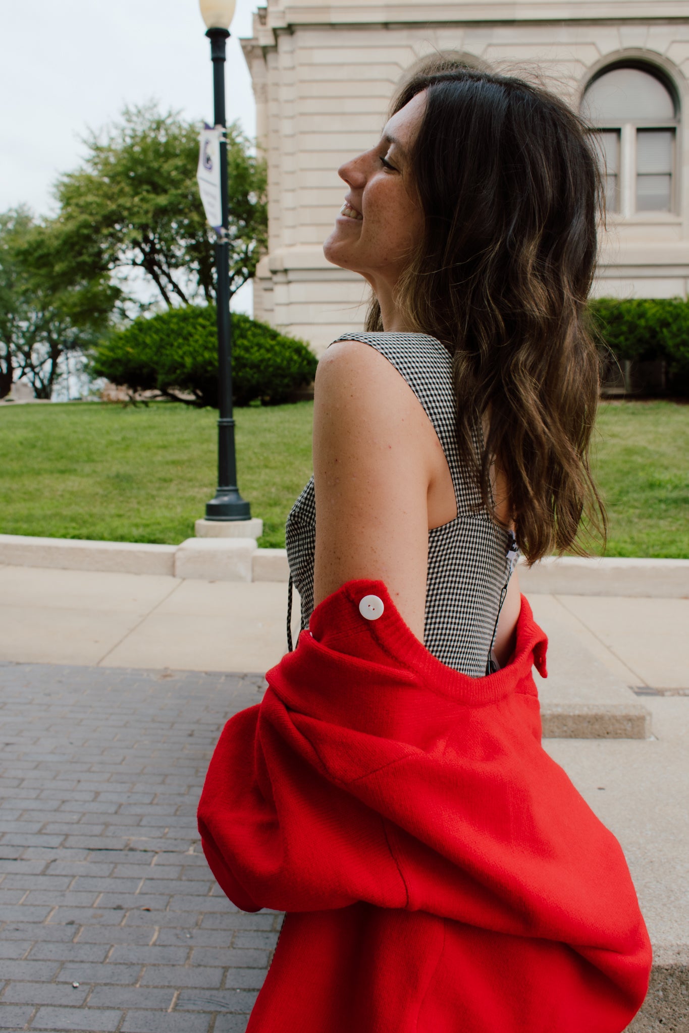Gemma Gingham Mini Dress