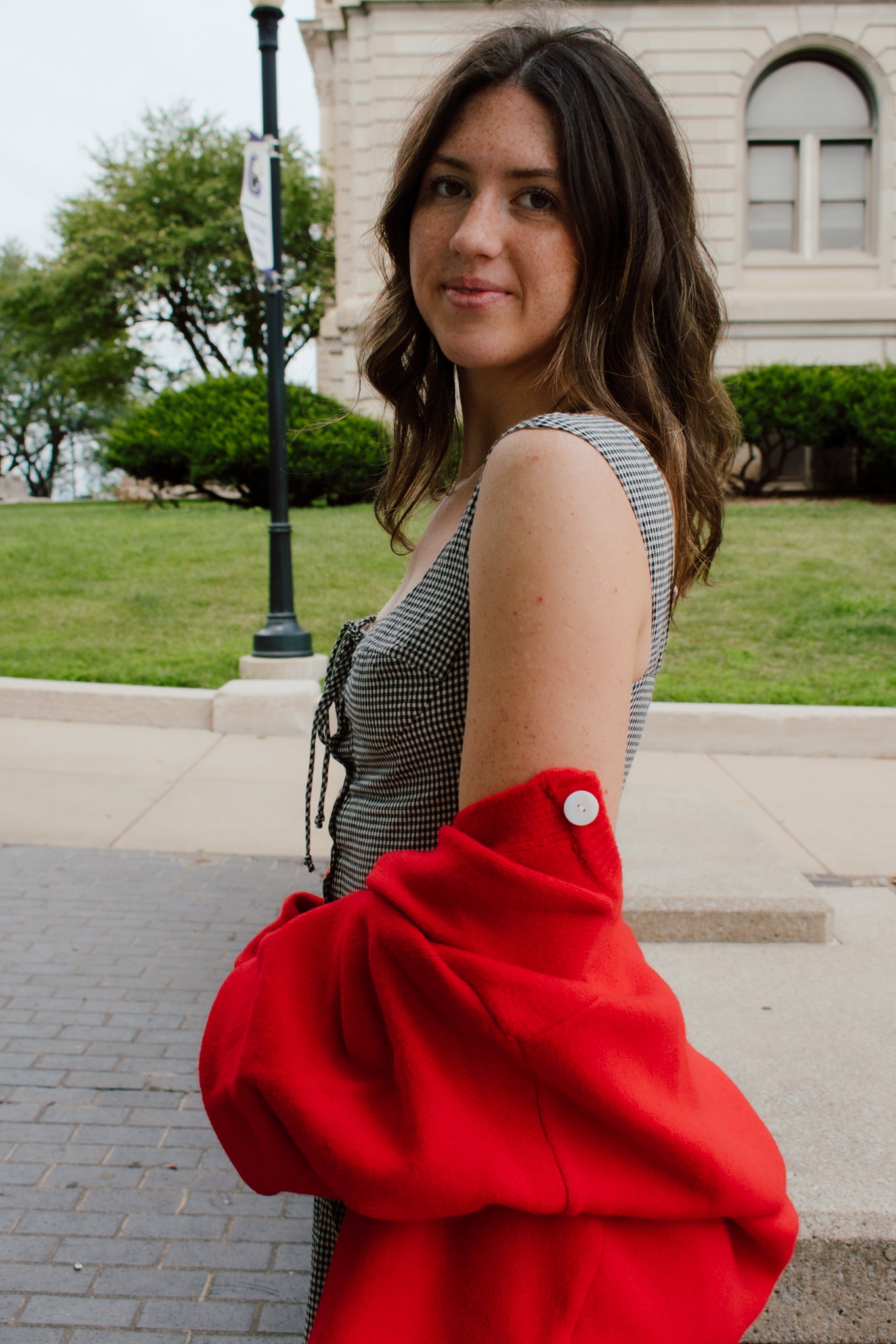 Gemma Gingham Mini Dress