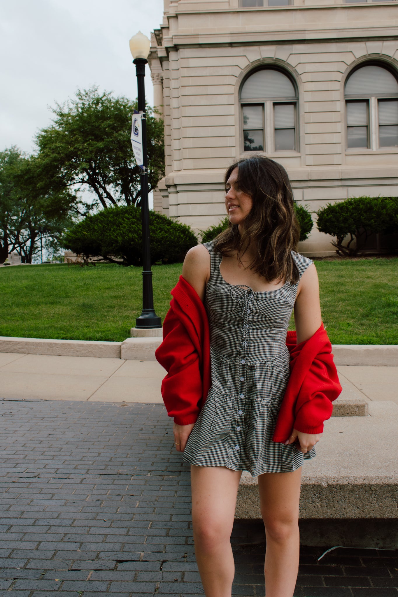 Gemma Gingham Mini Dress