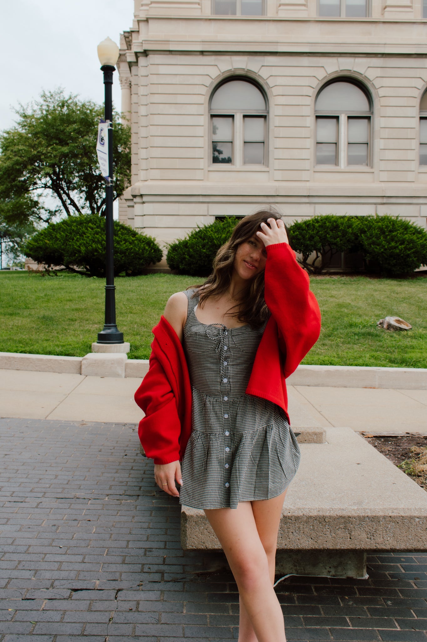 Gemma Gingham Mini Dress