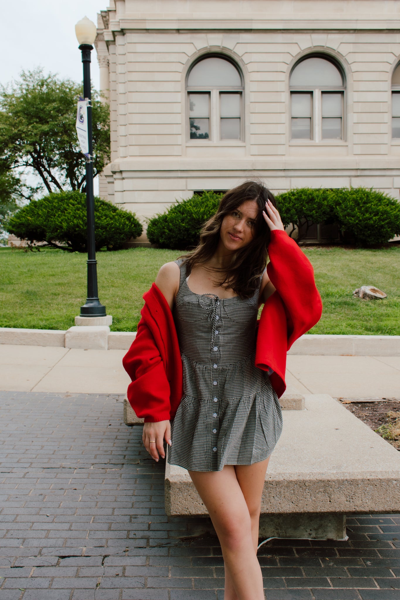 Gemma Gingham Mini Dress