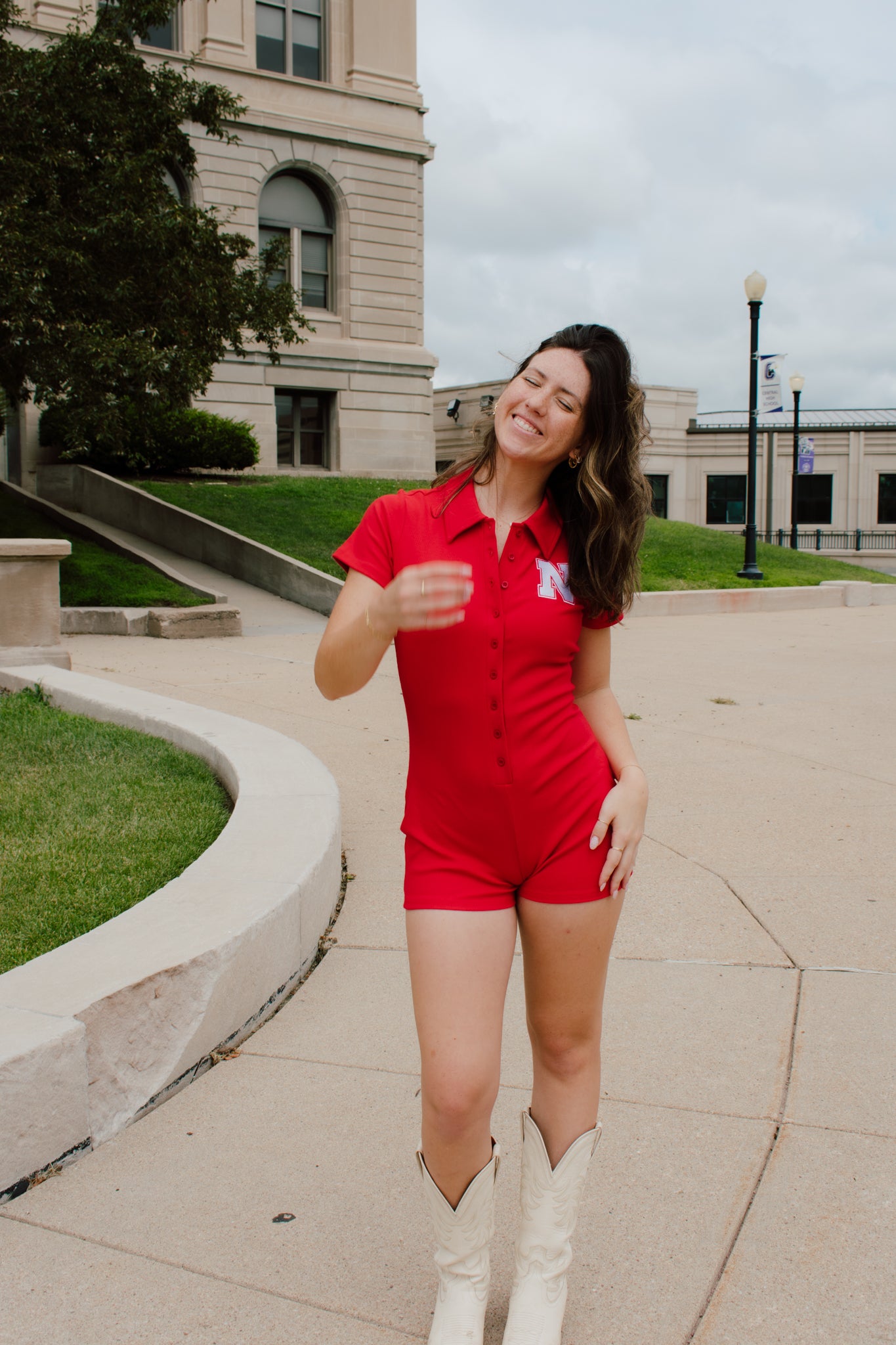 University of Nebraska Game Day Romper