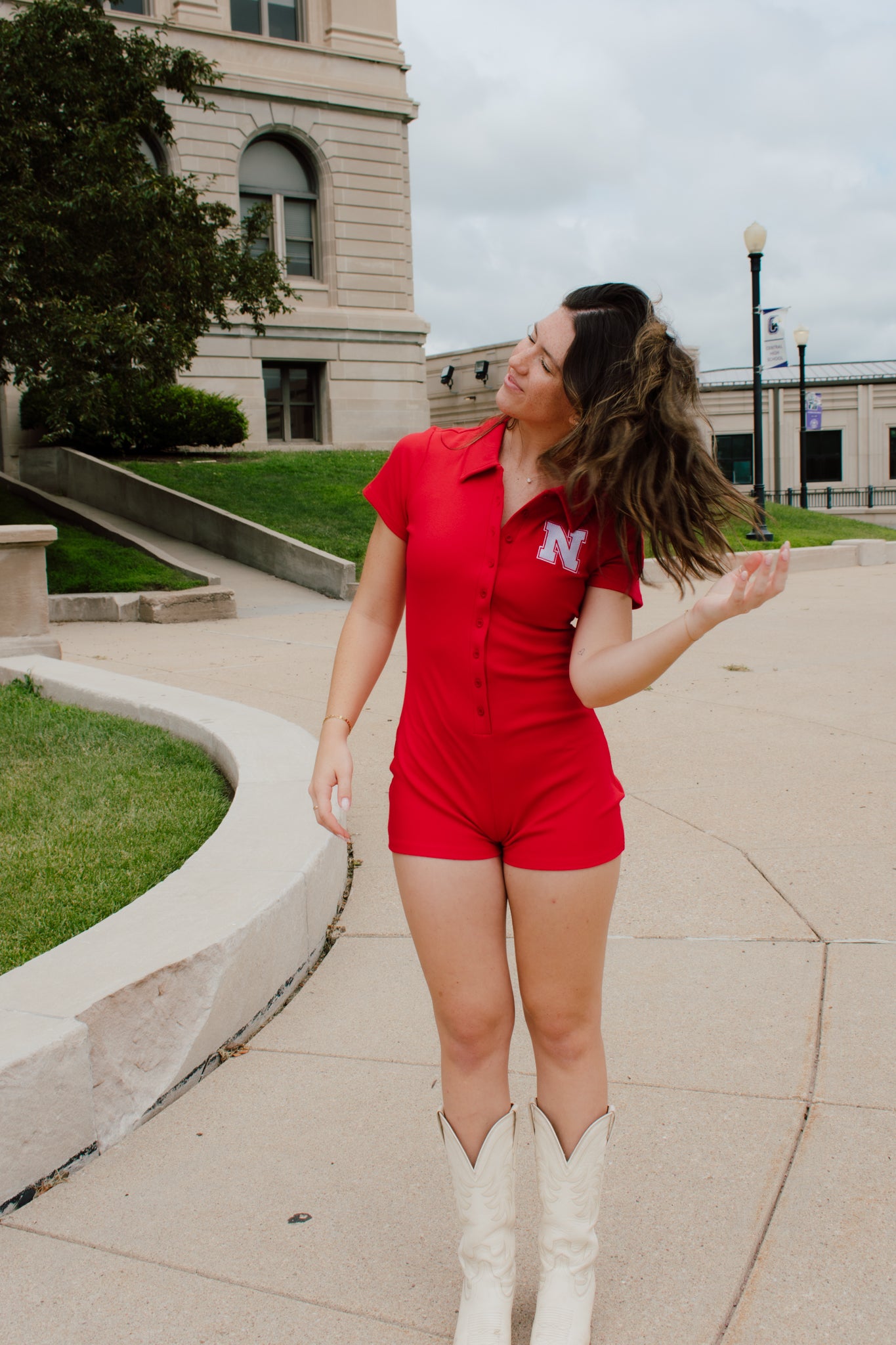 University of Nebraska Game Day Romper